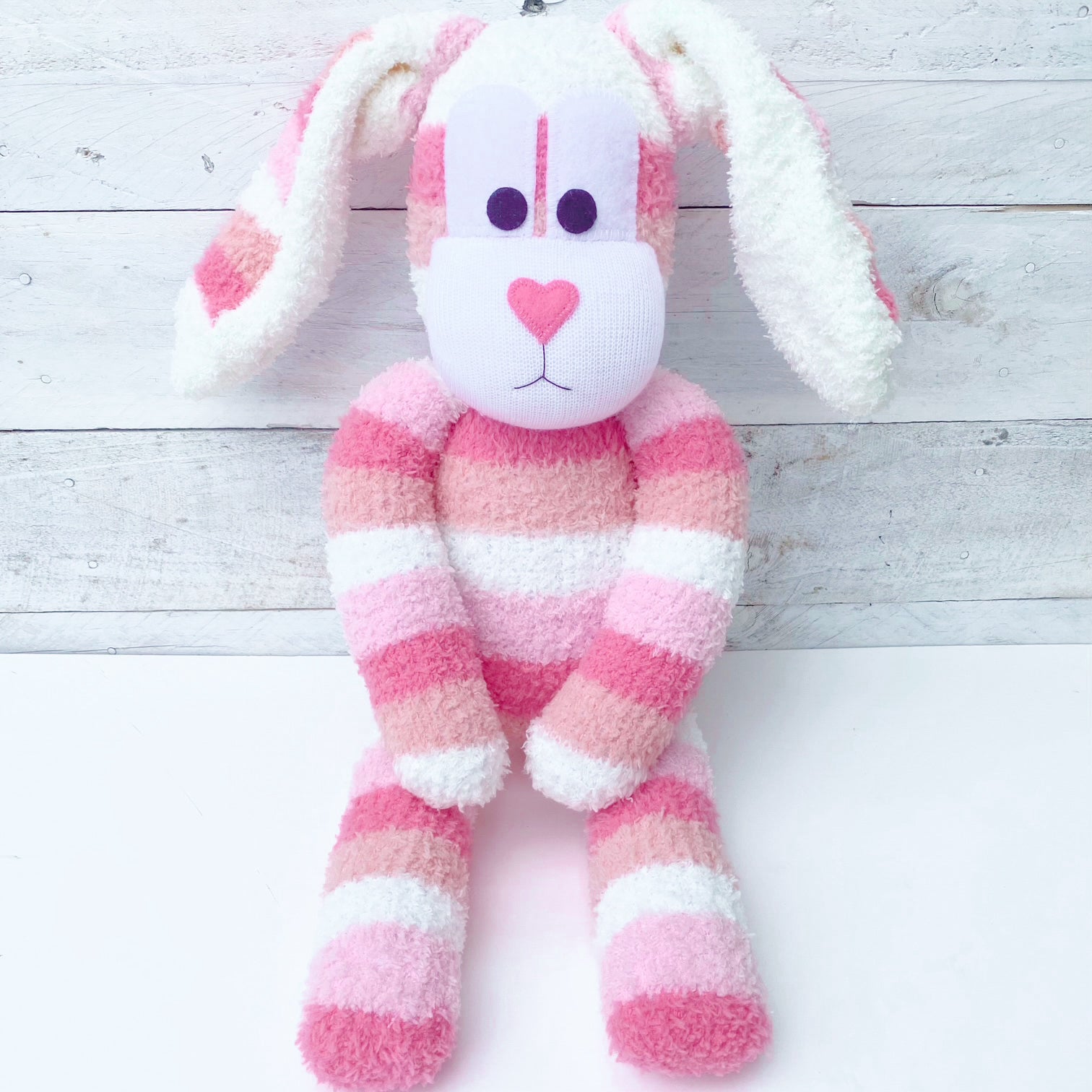 Blossom the Sock Bunny - Easter - READY TO SHIP soft toy