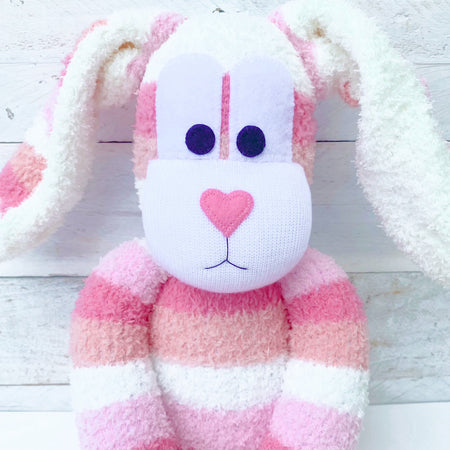 Blossom the Sock Bunny - Easter - READY TO SHIP soft toy