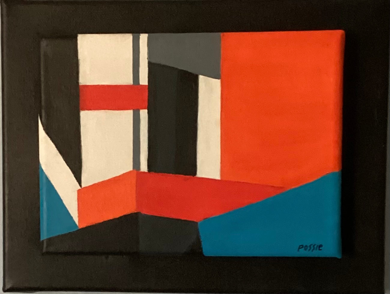 Abstract buildings. 3D effect