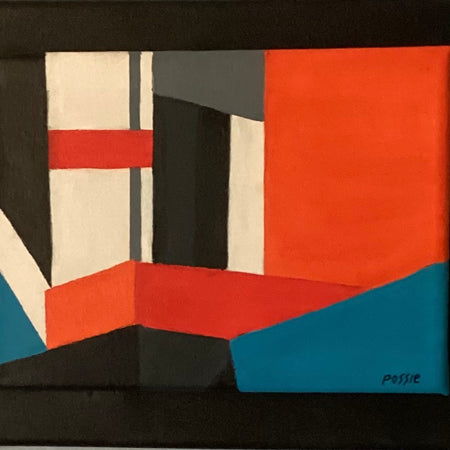 Abstract buildings. 3D effect