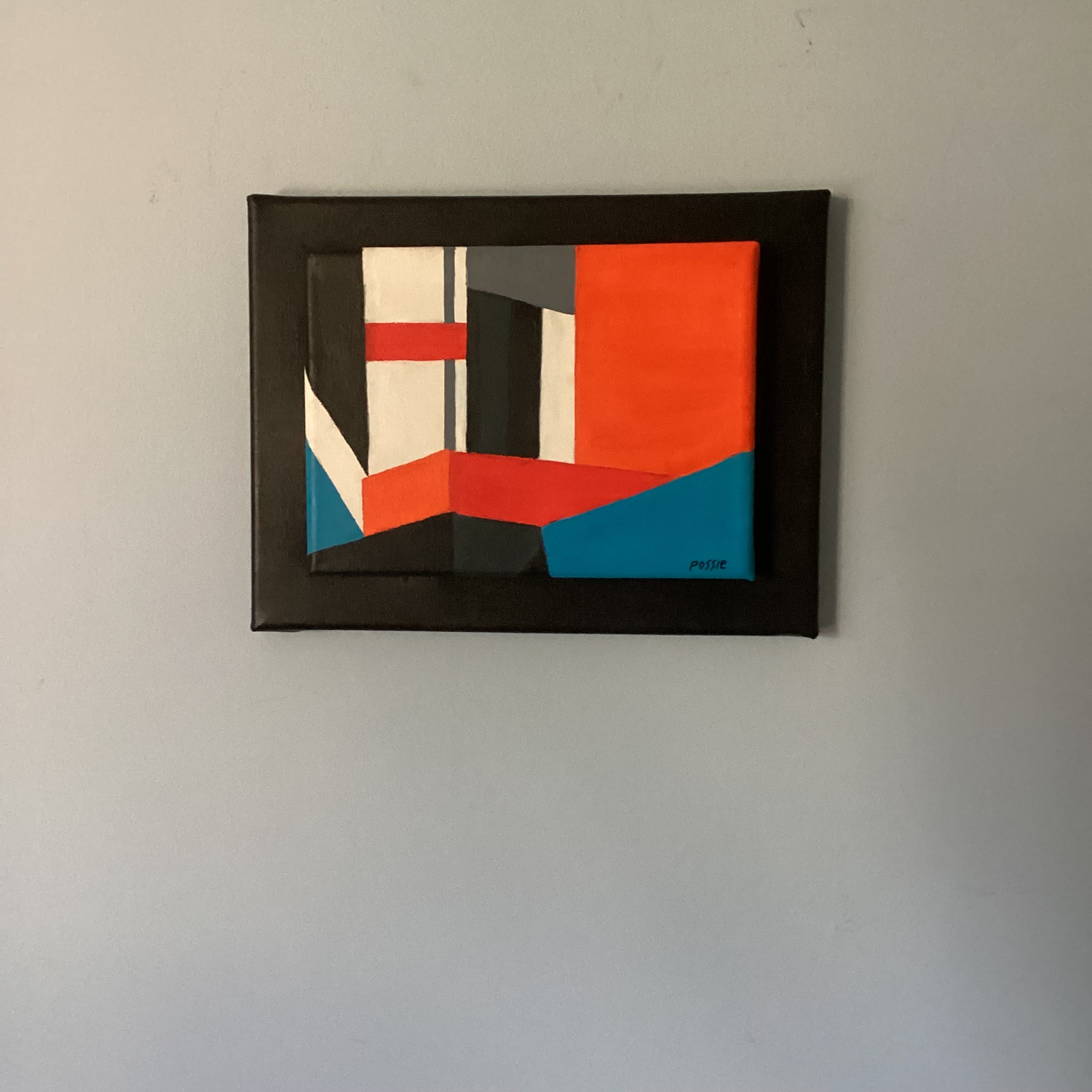 Abstract buildings. 3D effect