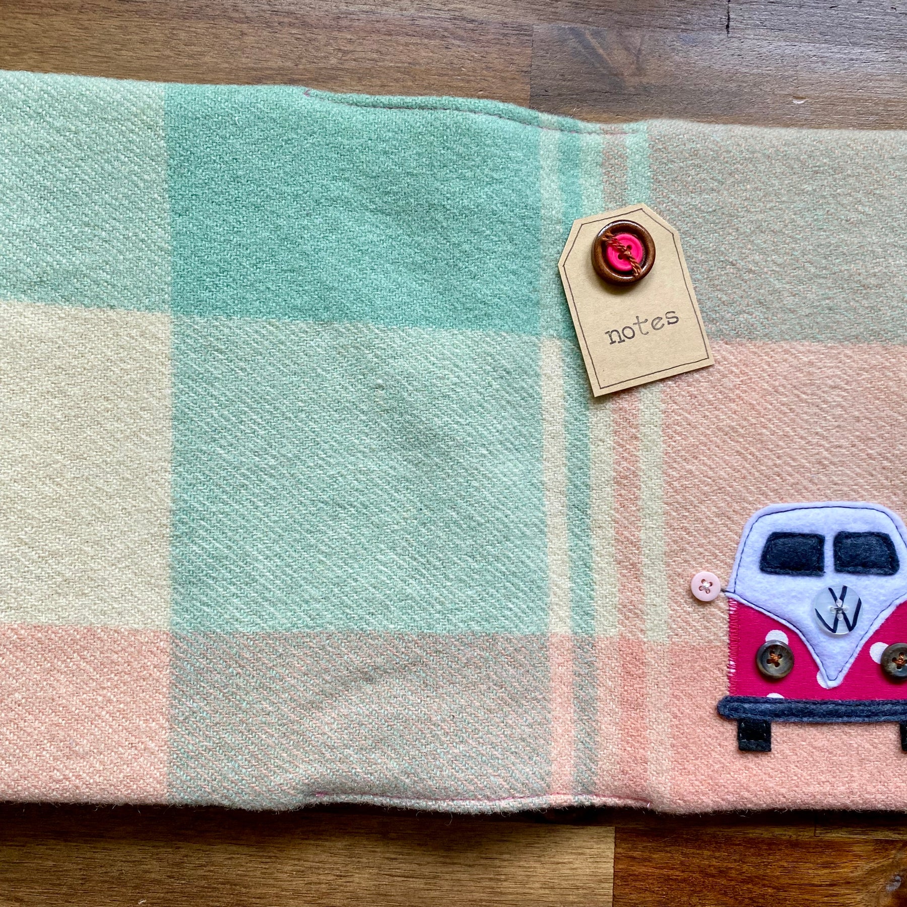 A5 Upcycled Notebook Kombi - Pinks