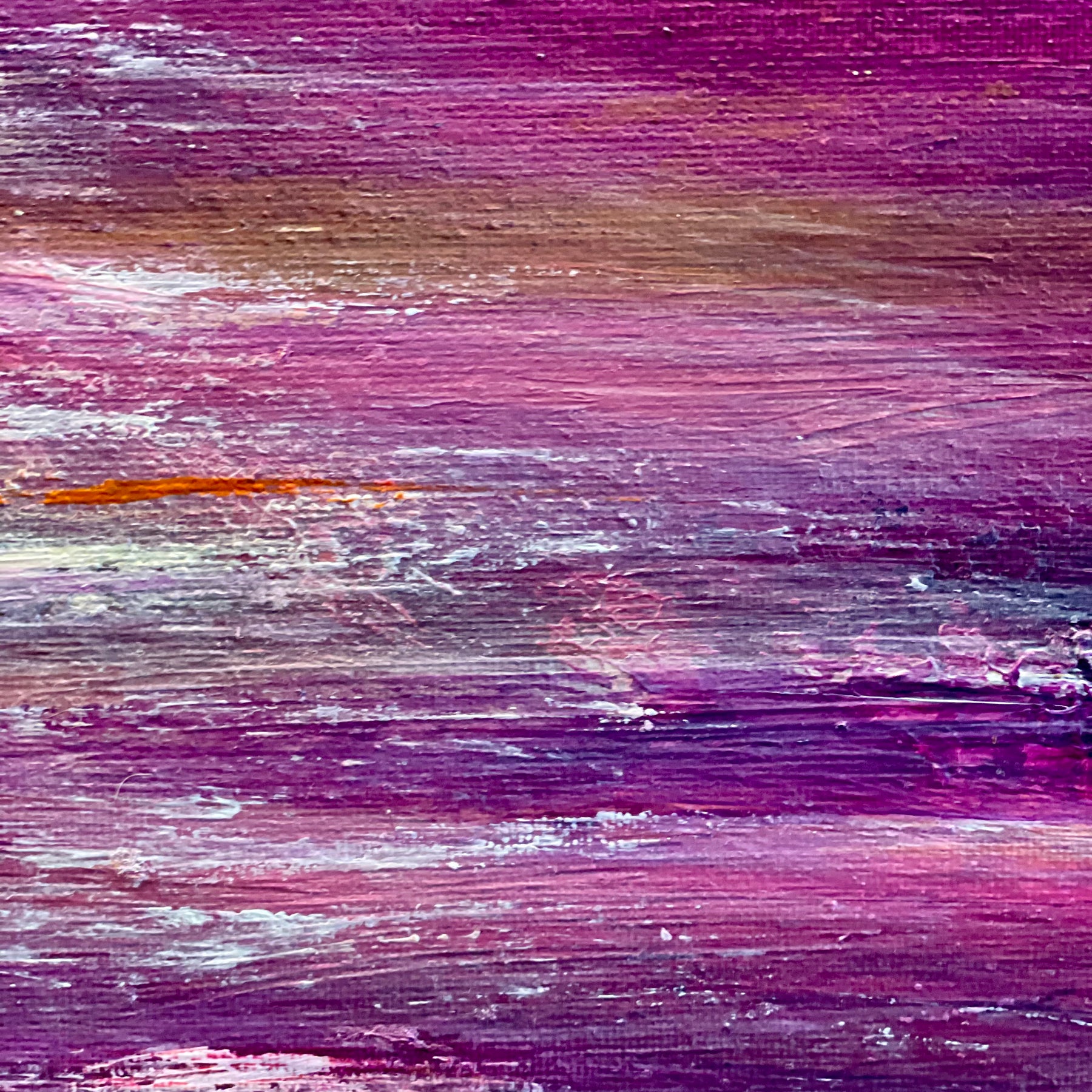 You Are The Glow - Medium size Textured Acrylic on Stretched Canvas