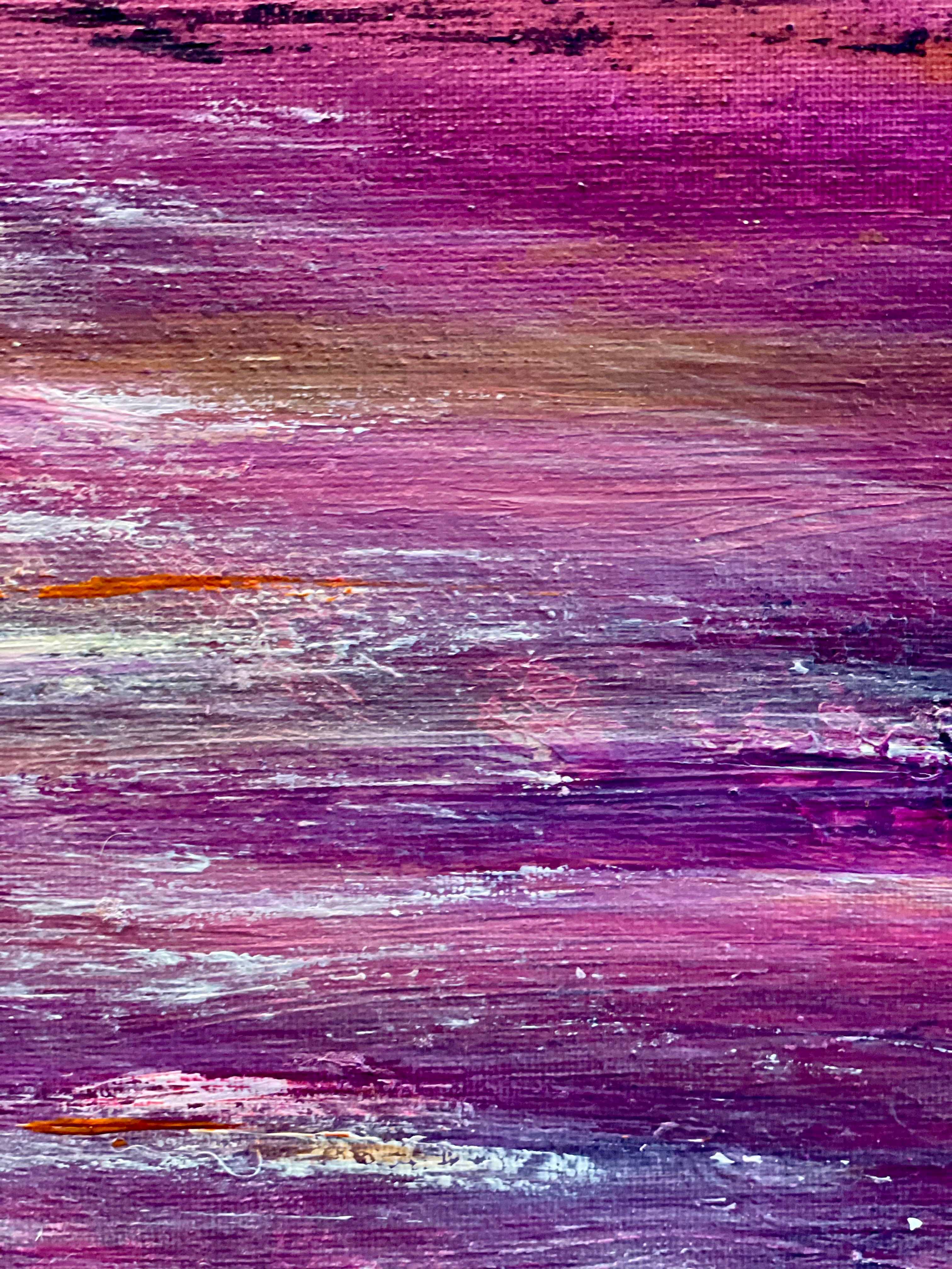 You Are The Glow - Medium size Textured Acrylic on Stretched Canvas