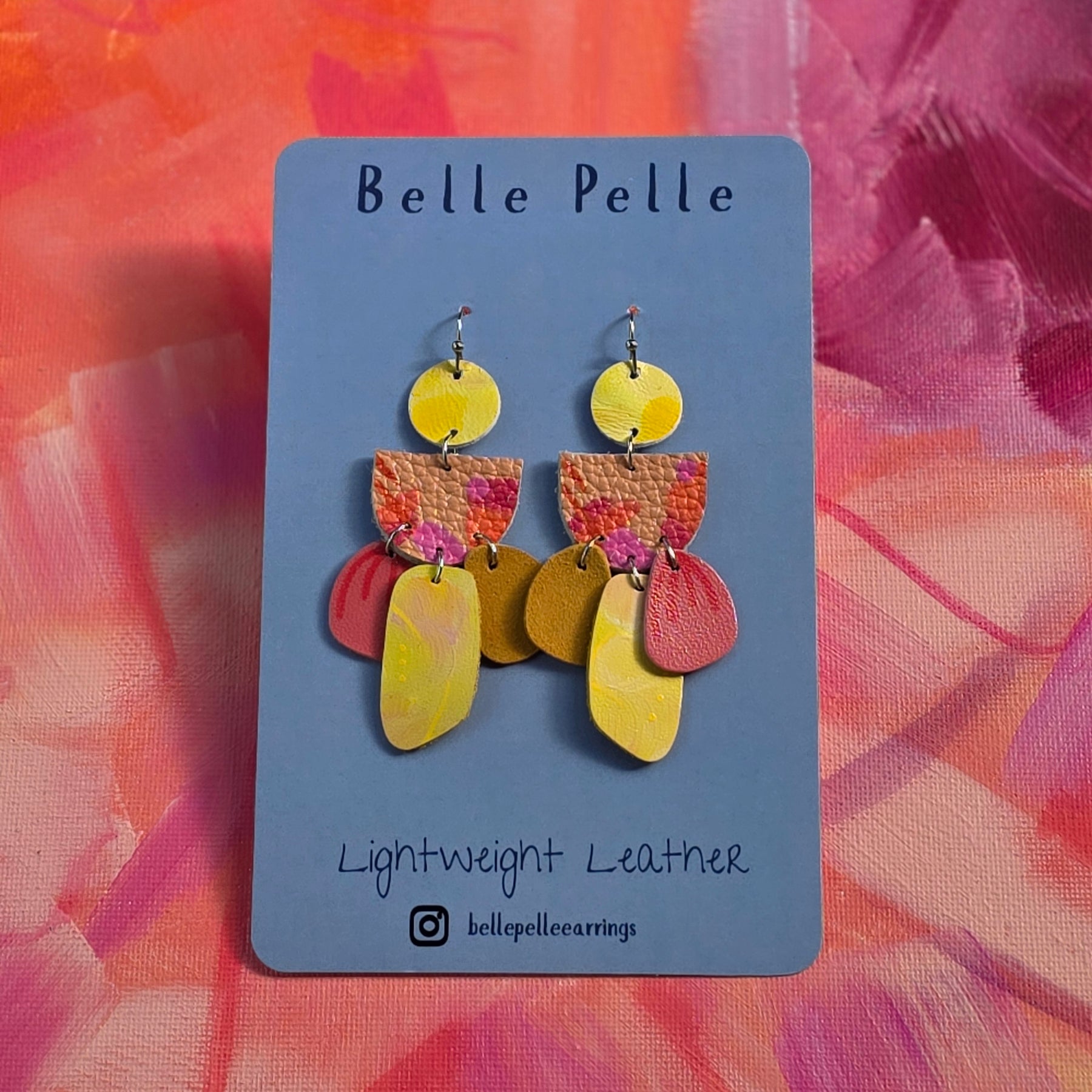 Audace Musa Leather Earrings – Marigold Musk