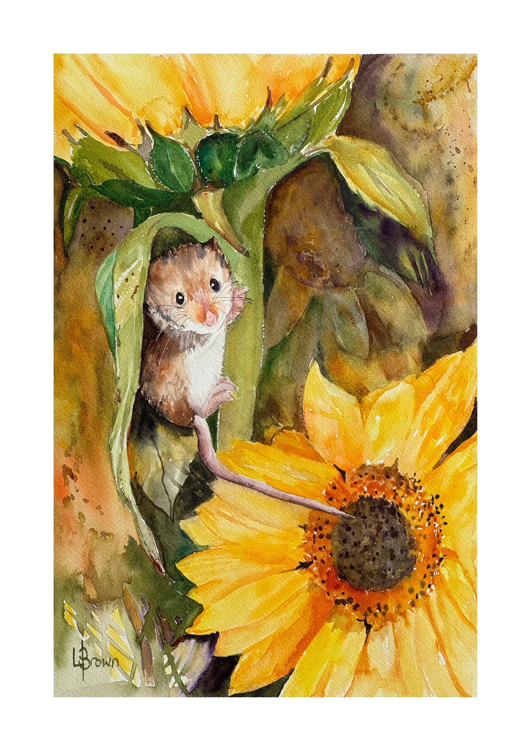 Field Mouse A3 Fine Art Print