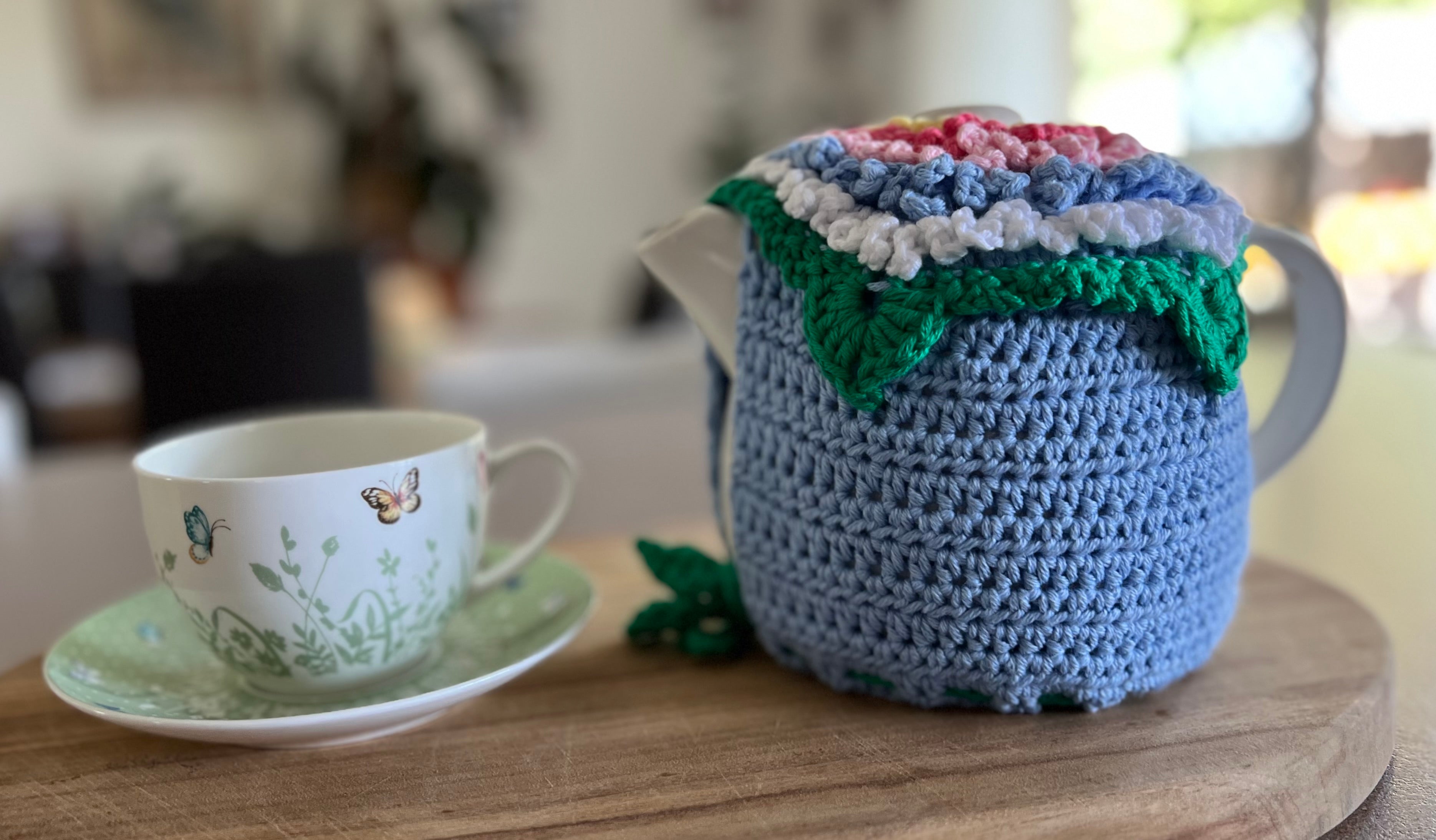 Crochet Teapot Cosy - 4 different designs