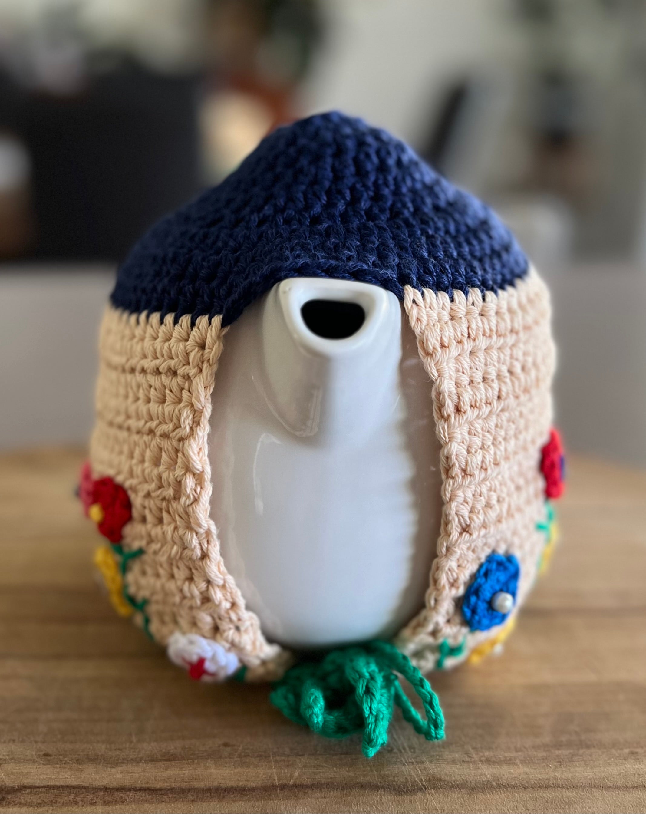 Crochet Teapot Cosy - 4 different designs