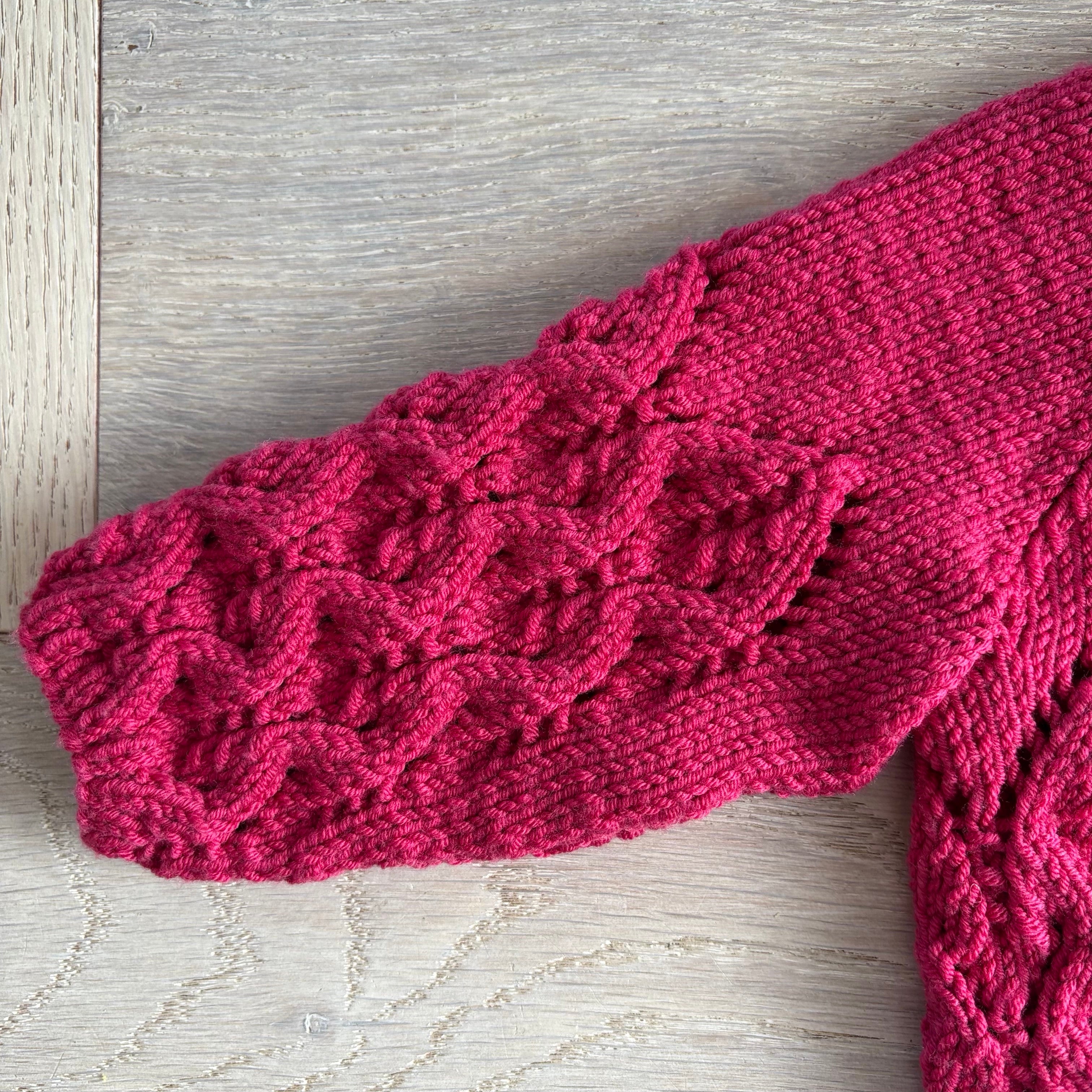 Raspberry Cardigan -Size 6-9 month