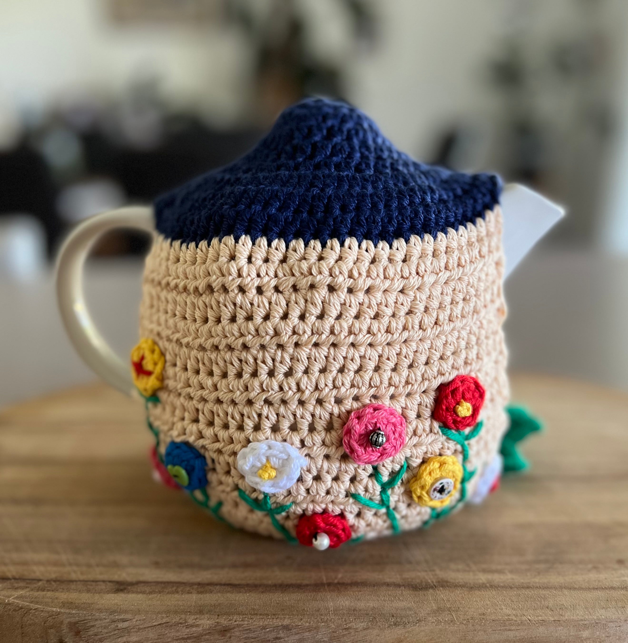 Crochet Teapot Cosy - 4 different designs