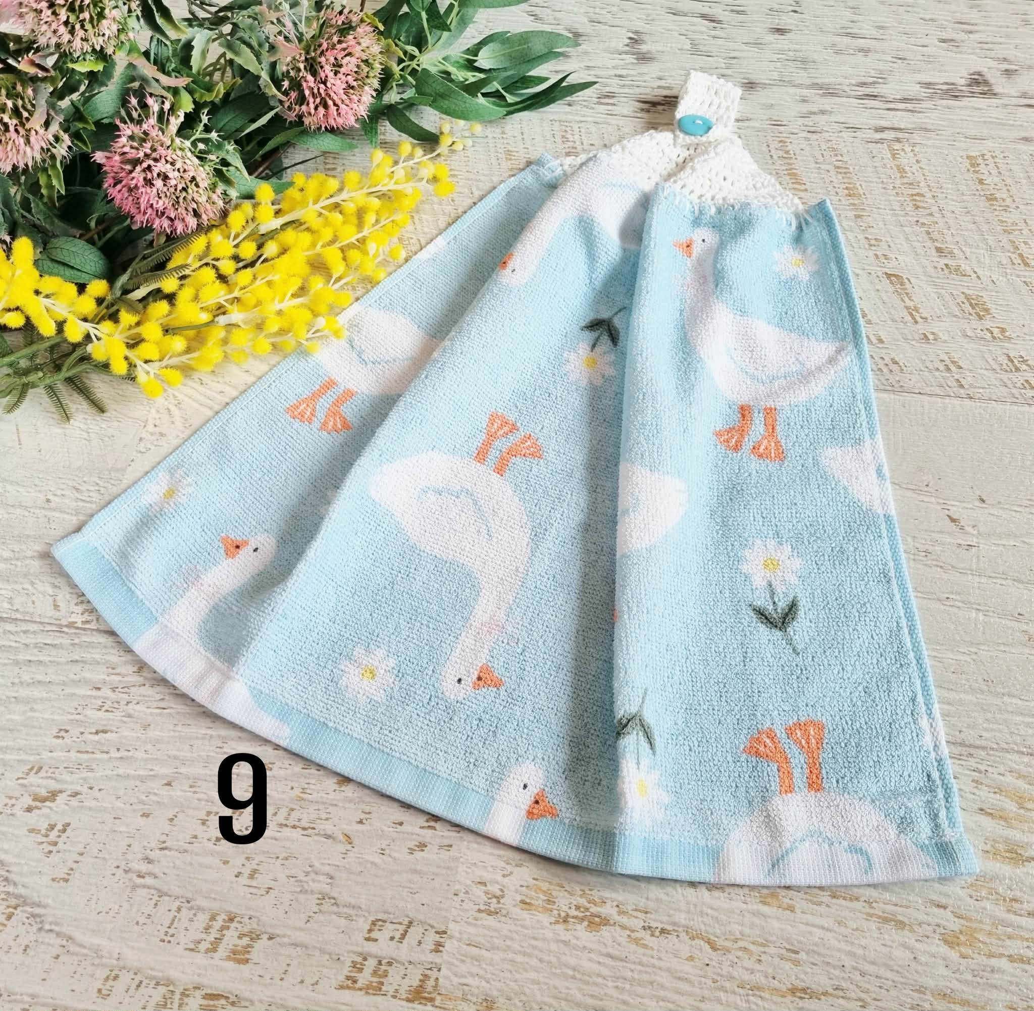 Kitchen Hand Towel | Hanging | Cotton | SINGLE LAYER | 9 Styles - 1-9