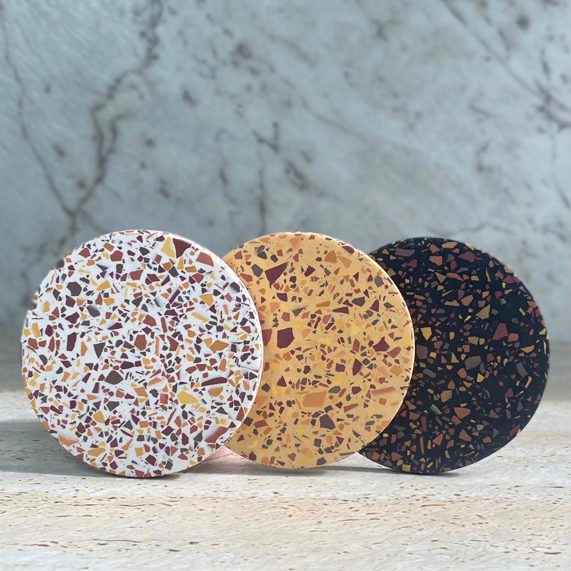Oval trays - Small and Large | Terrazzo home decor