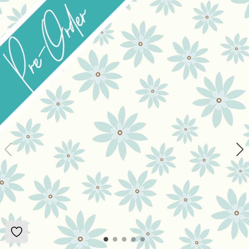 PRE-ORDER Water-resistant wet bags (Daisy Garden Seaglass - JacSlade)