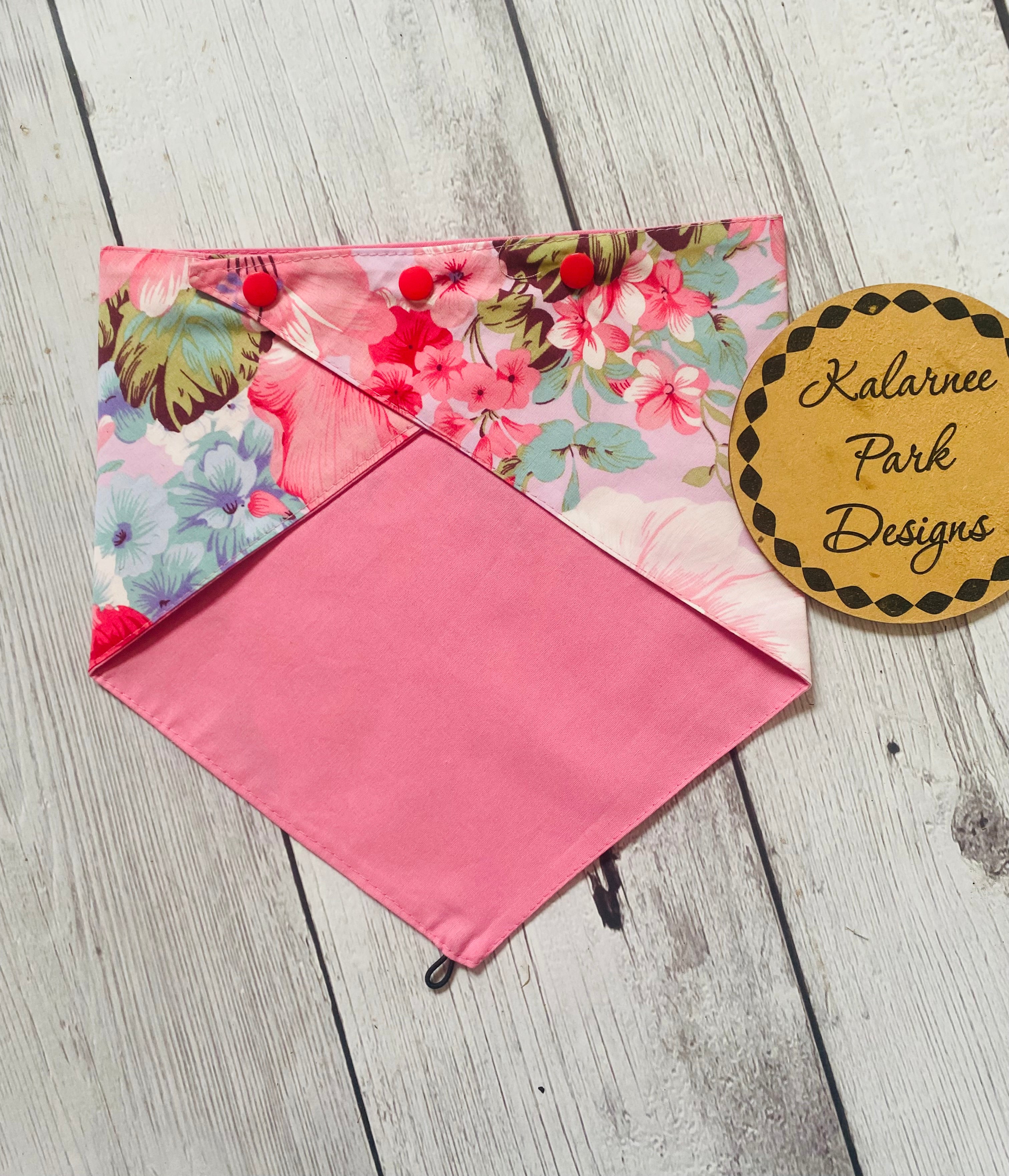 Ladies Reversible Sun Safe Neck Scarf Floral Collection