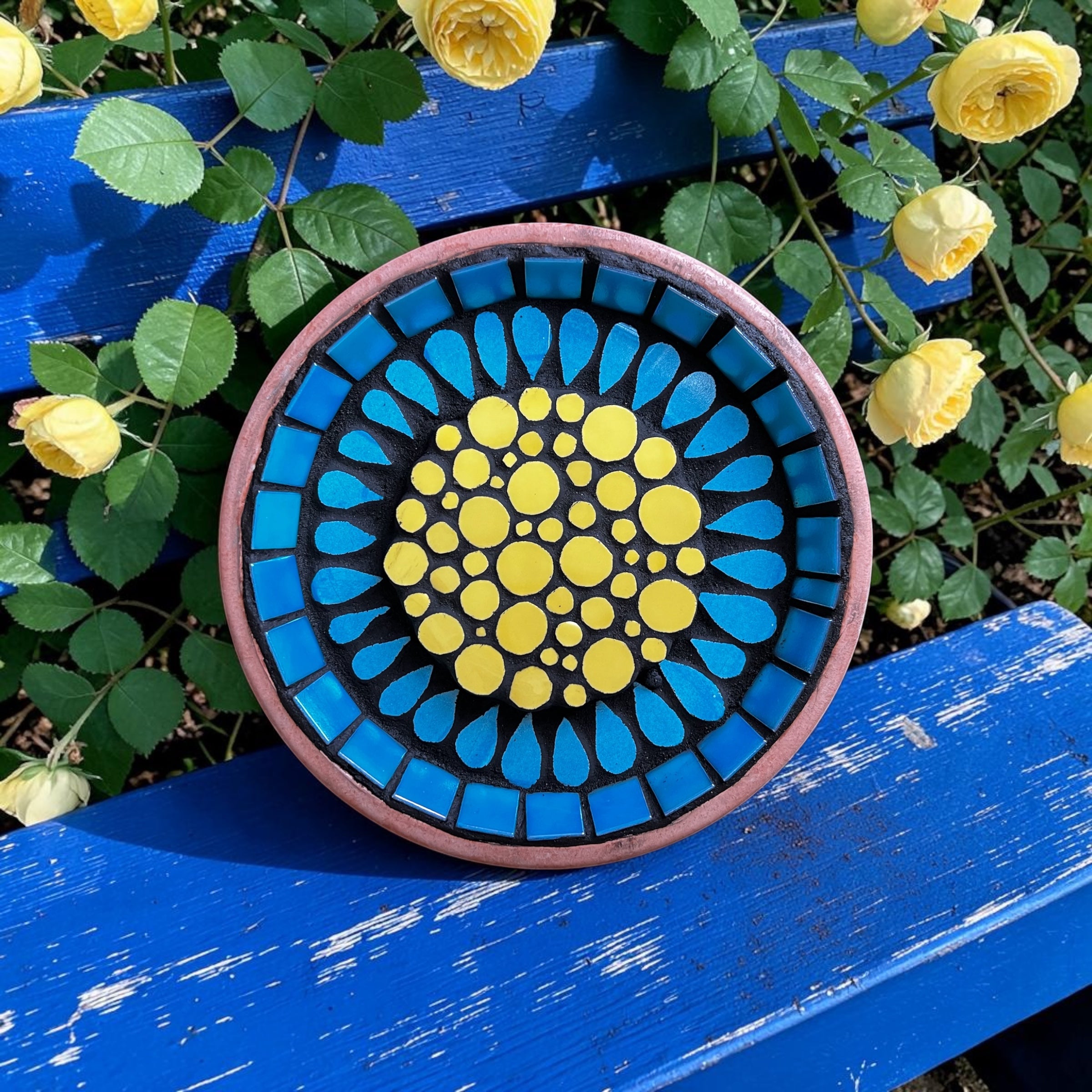 Mosaic Bee Bath