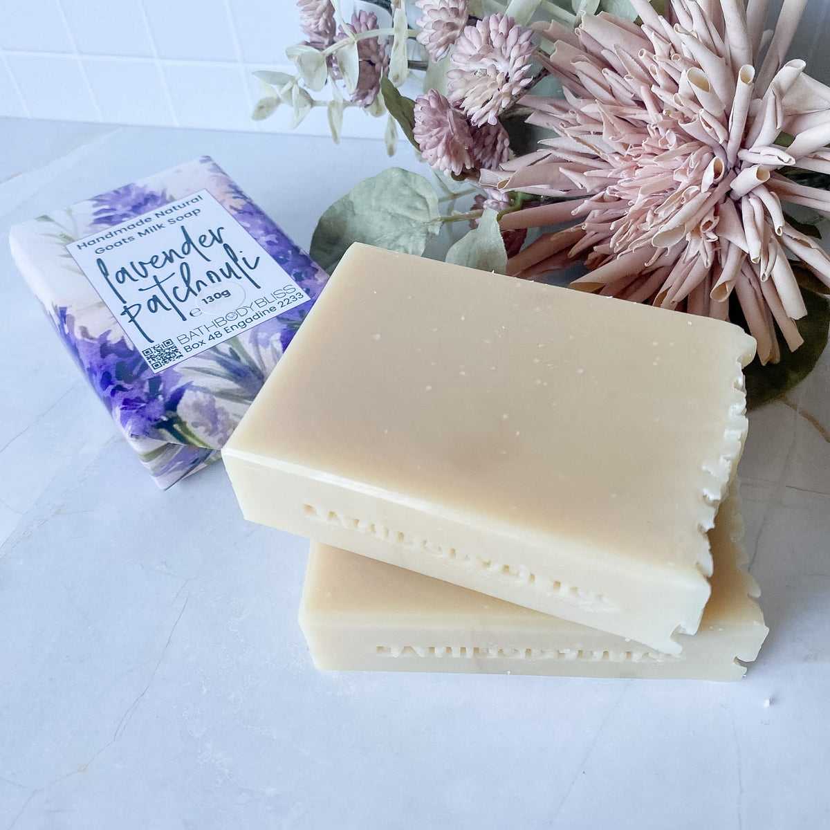 Handmade Lavender & Patchouli Goatsmilk Natural Soap