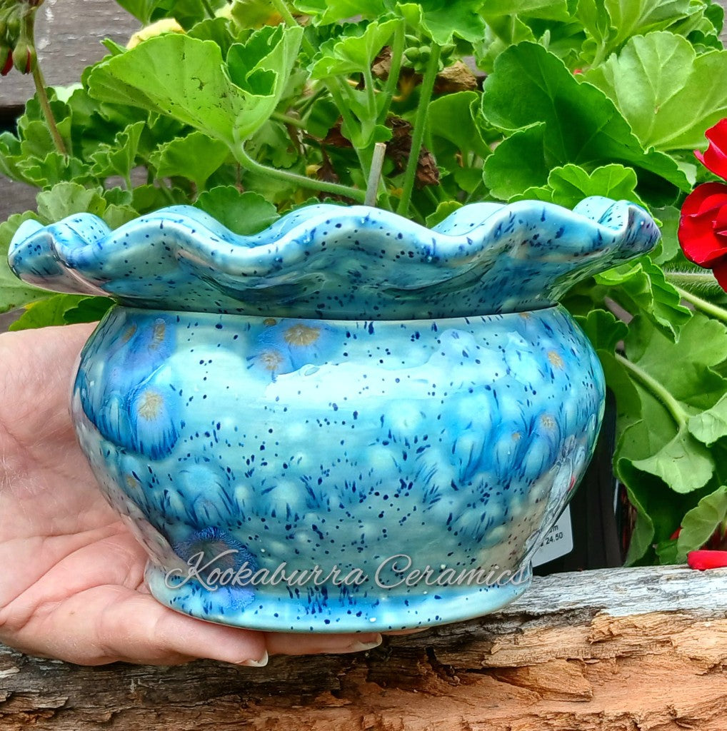 Ceramic African Violet Pot Self watering
