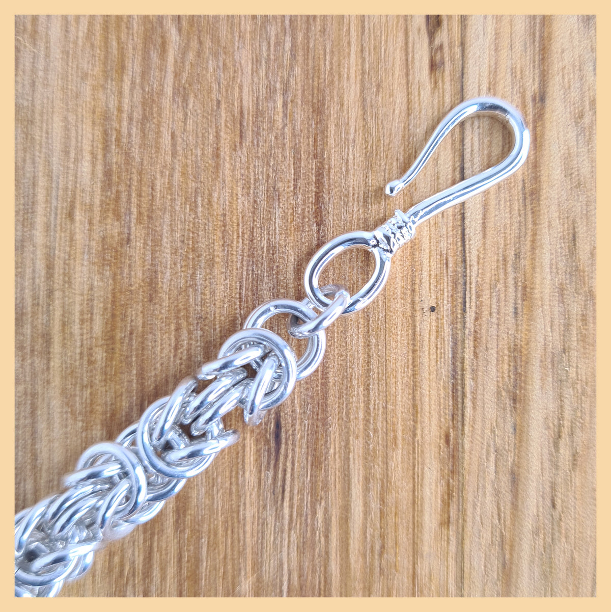 Chainmaille Byzantine Weave Bracelet