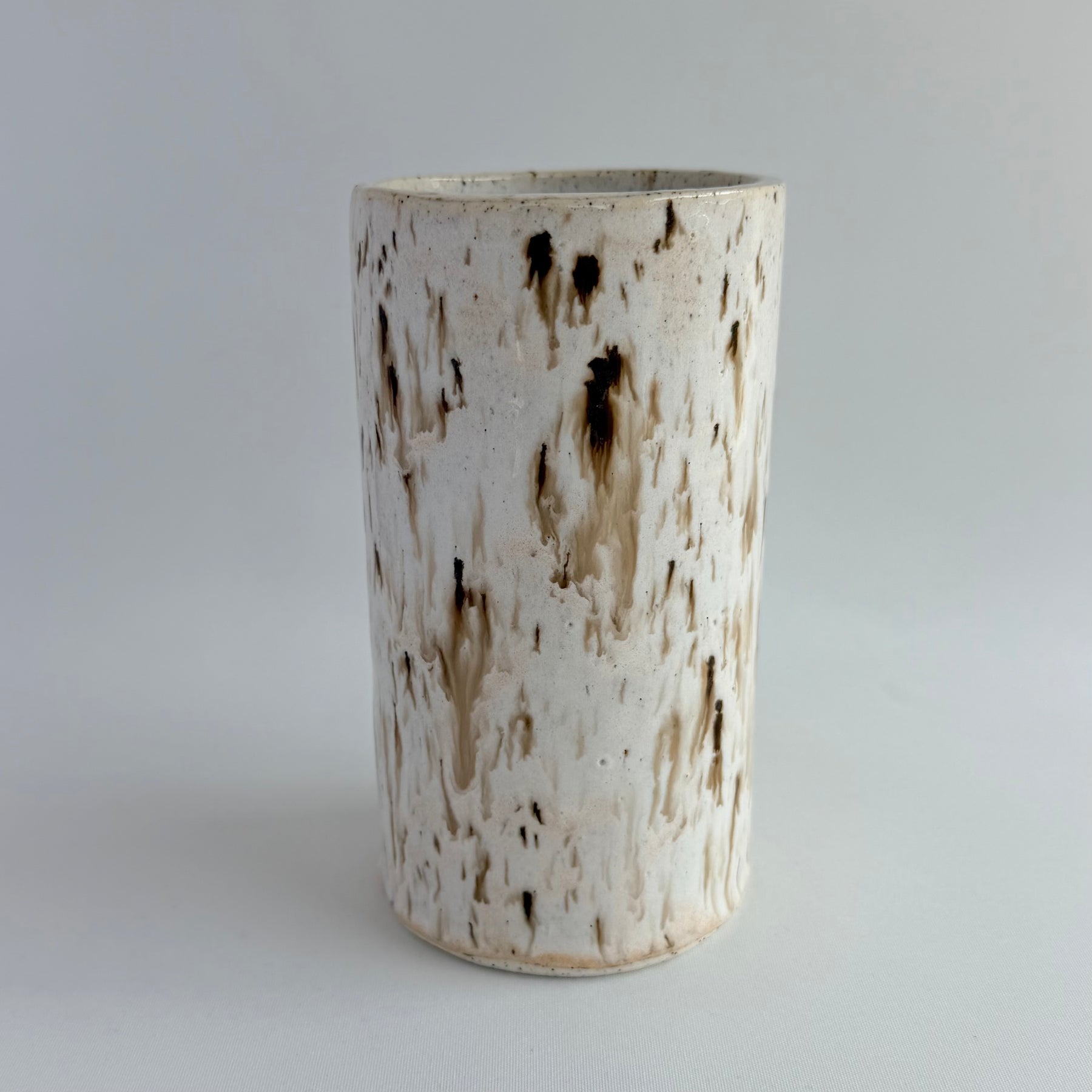 Handmade Ceramic Vase - Cookies & Cream