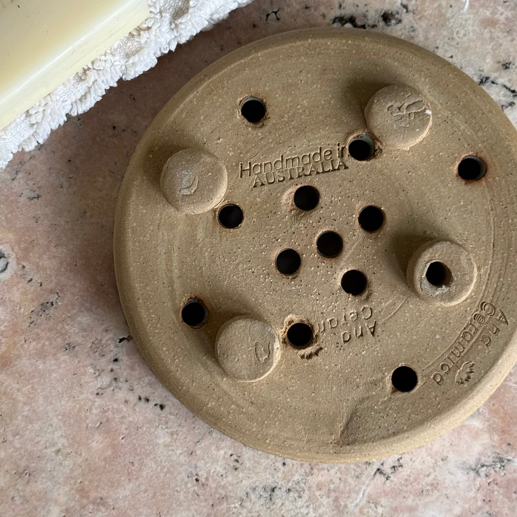 Handmade Ceramic Soap Dish | Footed Soap & Shampoo Bar Holder