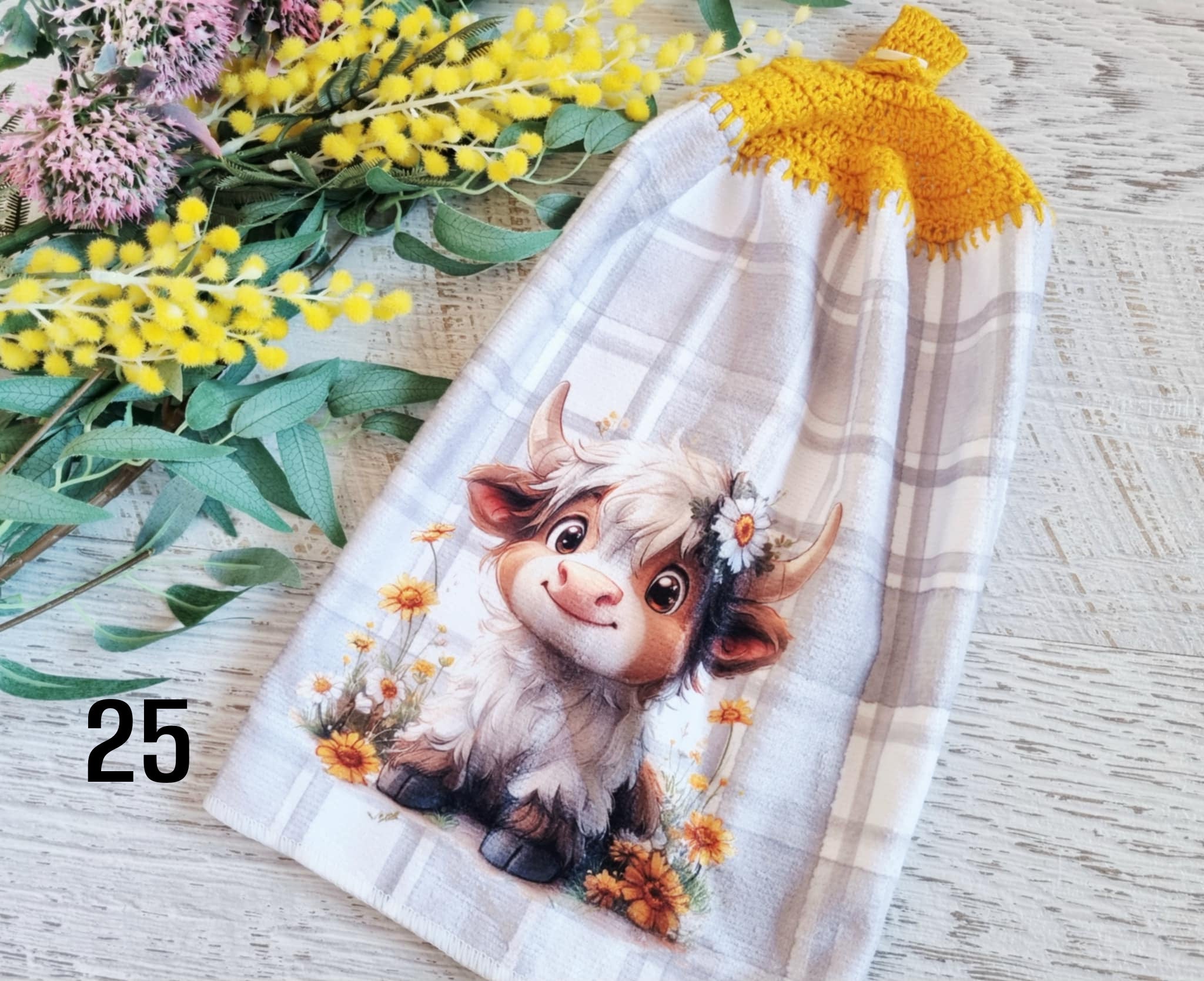 Kitchen Hand Towel | Hanging | Polyester Microfibre | SINGLE LAYER | 9 Styles - 19 - 27