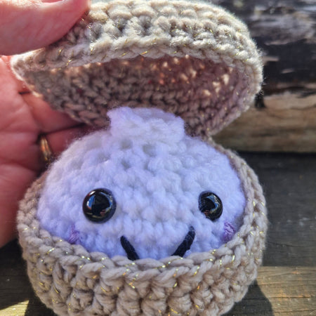 Cute crochet Little Dumplings with Steamer Box