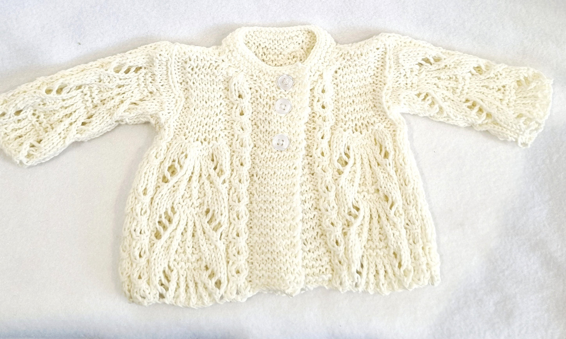 Handmade, Newborn, Knitted Layette, Organic Cotton, Bespoke, BB21
