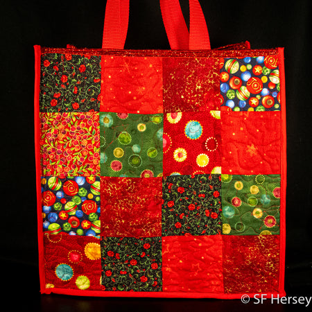 Christmas Quilted Shopping Bag