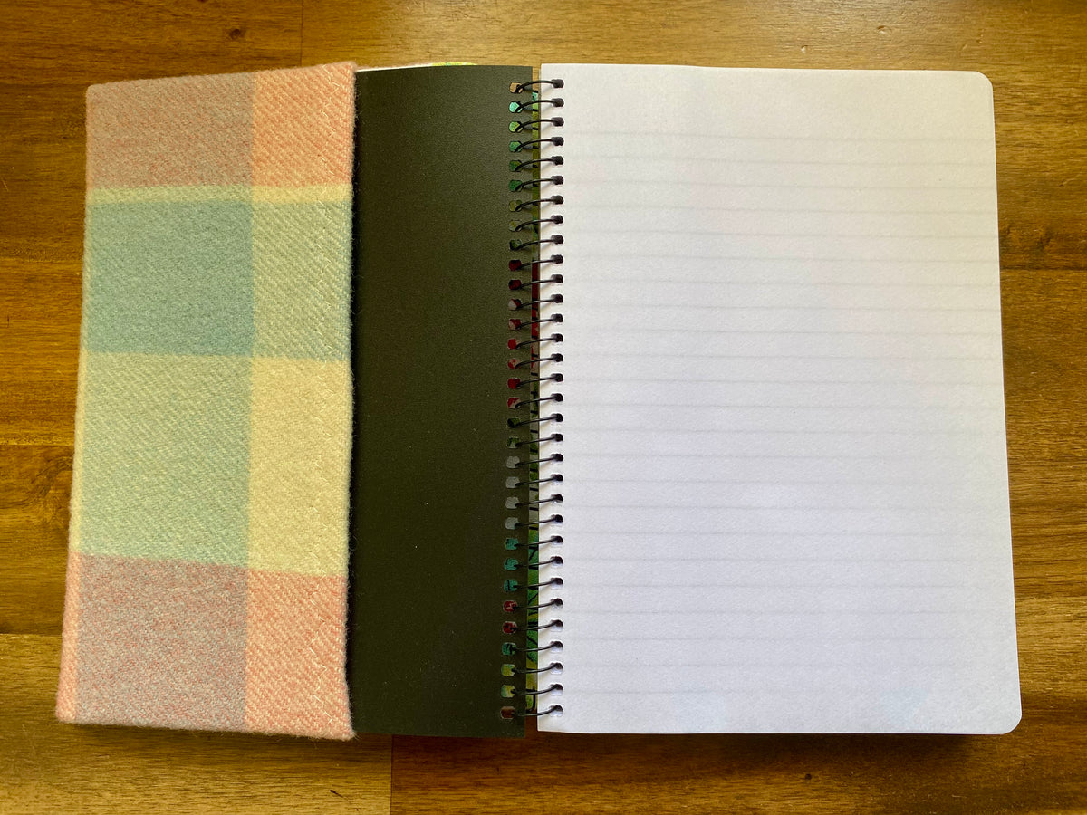 A5 Upcycled Notebook Kombi - Pinks