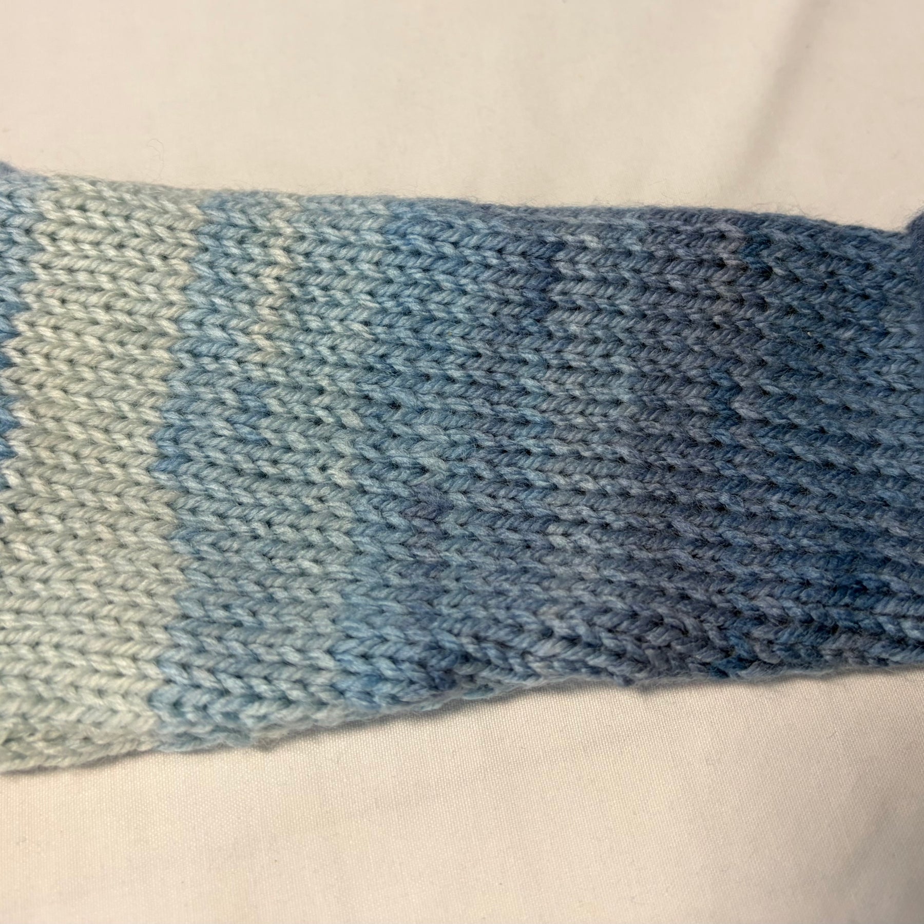 Blue Beanie Merino/Acrylic Size 9-12 months