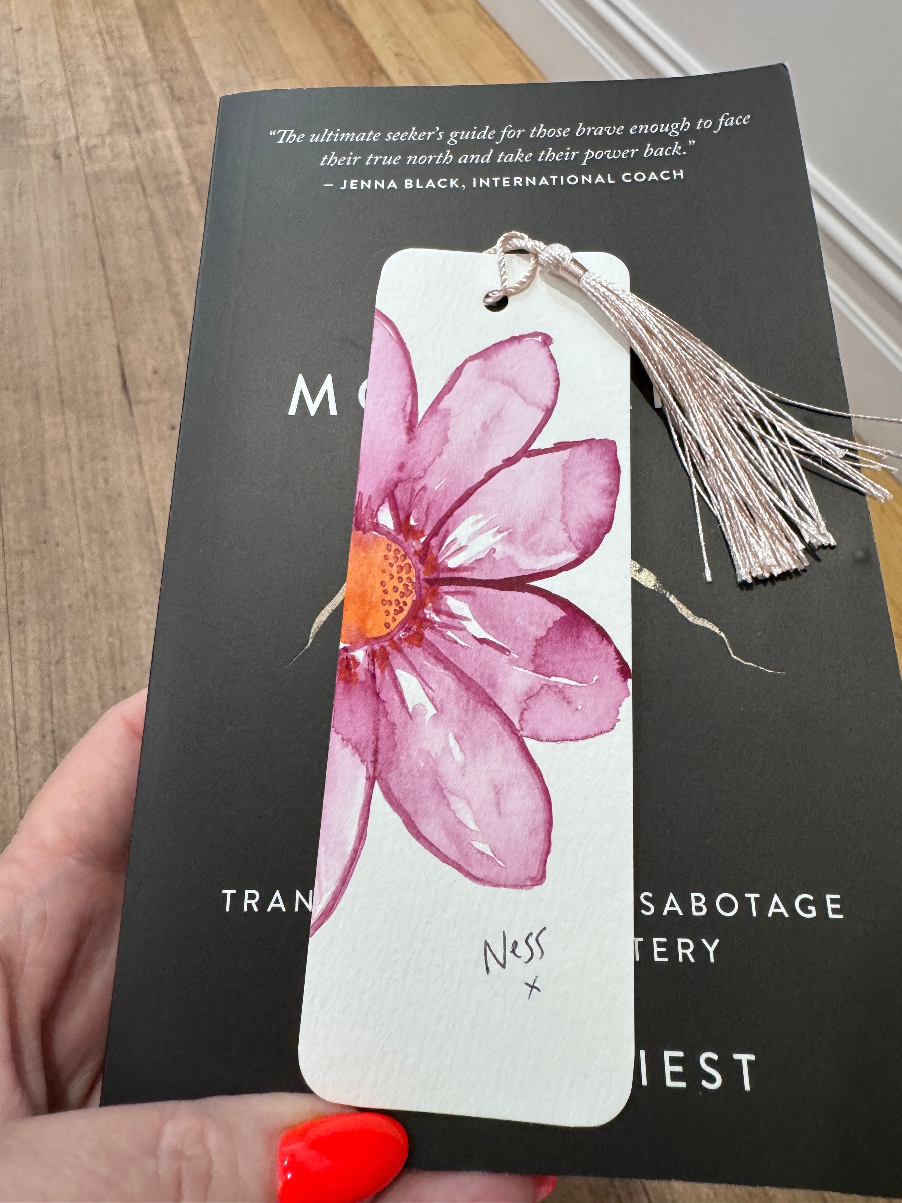 Blush Bloom Bookmark - Floral Editions Collection
