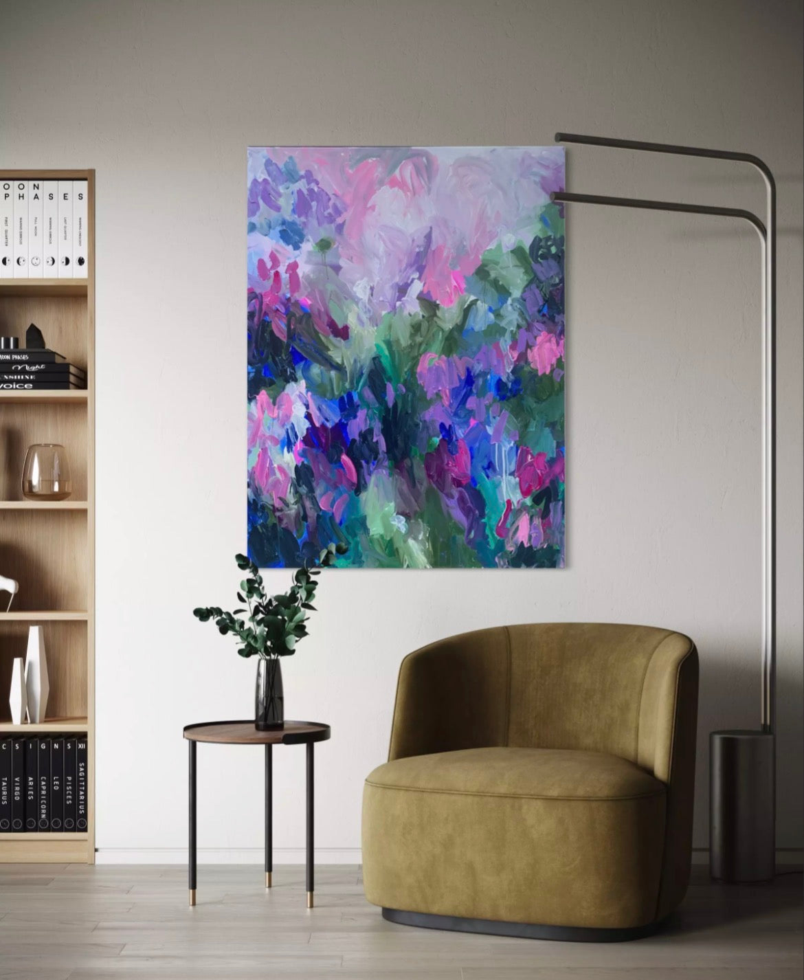 “Falling In Love” large original abstract art artwork wall art