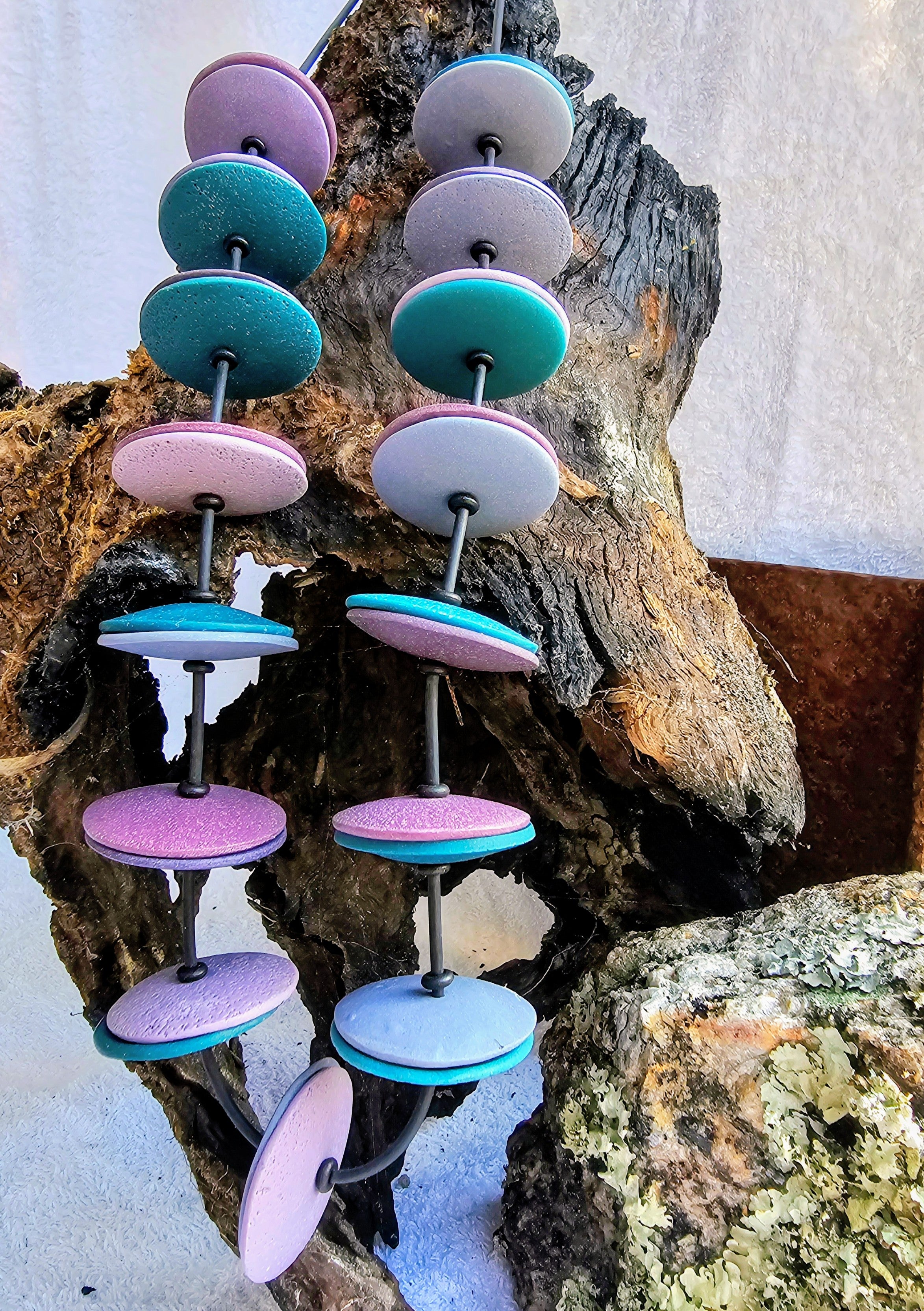 TIDES OF COLOUR - POLYMER CLAY NECKLACE