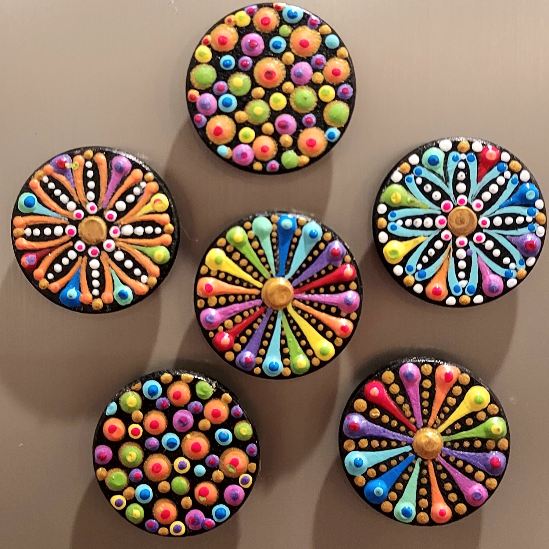 "For The Love of Dots" Fridge Magnets