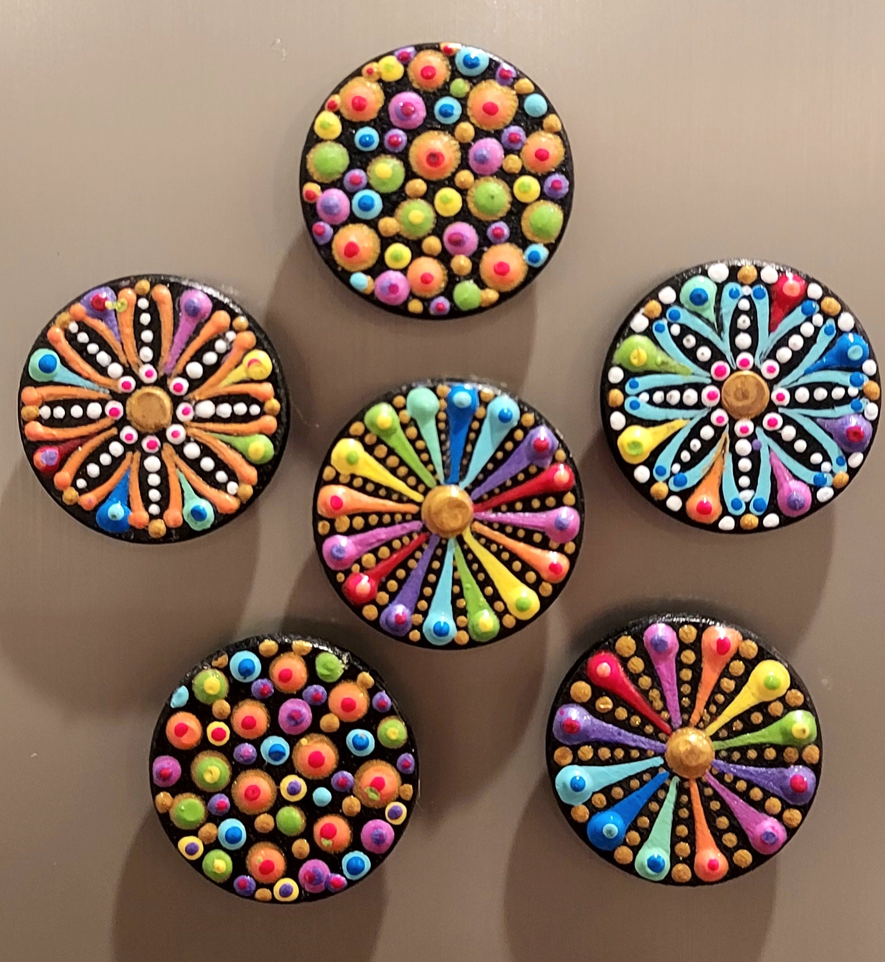 "For The Love of Dots" Fridge Magnets
