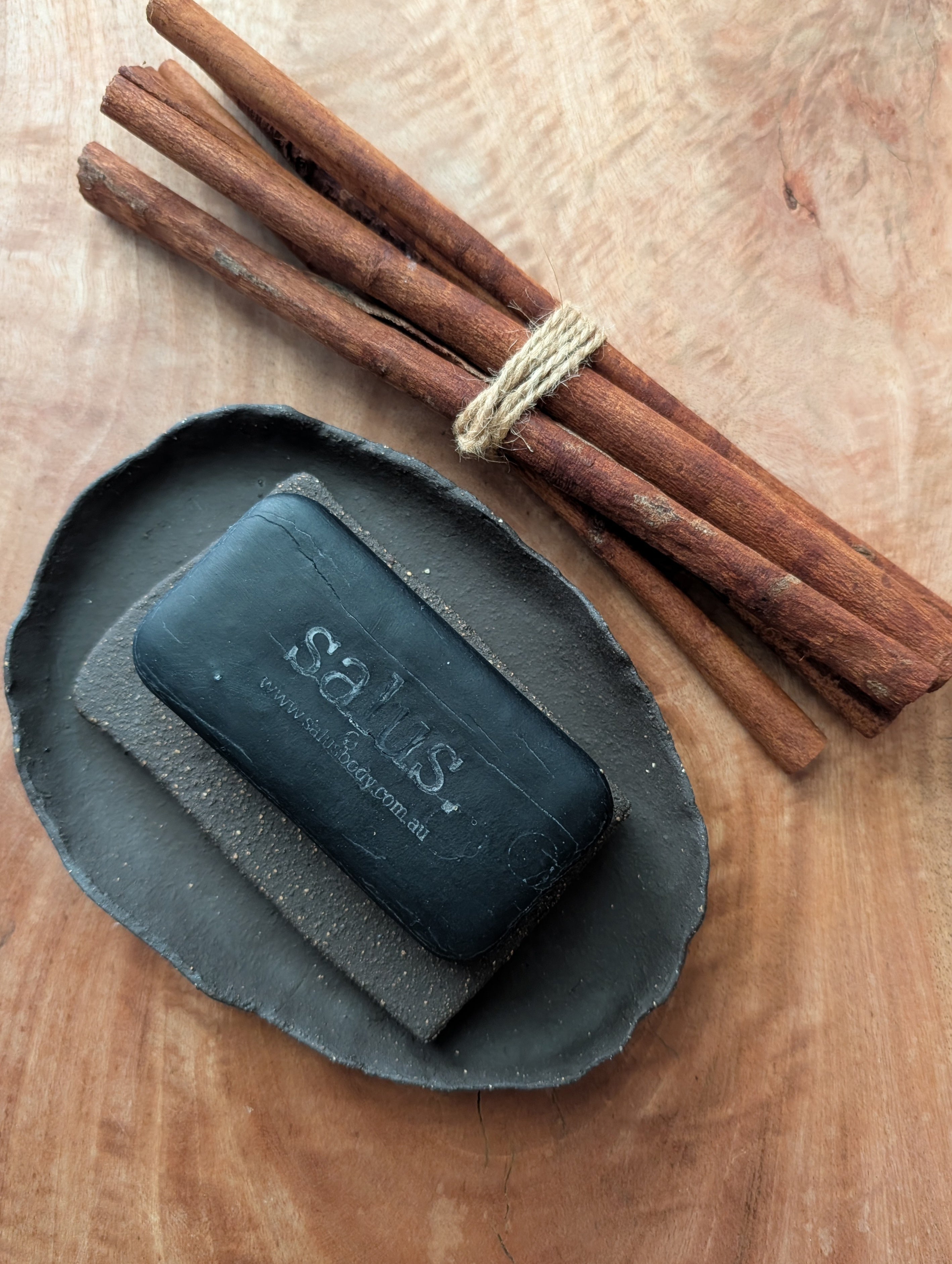 Handmade Ceramic Soap Tray Set | earthy • textural • organic