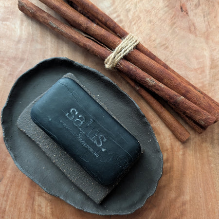 Handmade Ceramic Soap Tray Set | earthy • textural • organic