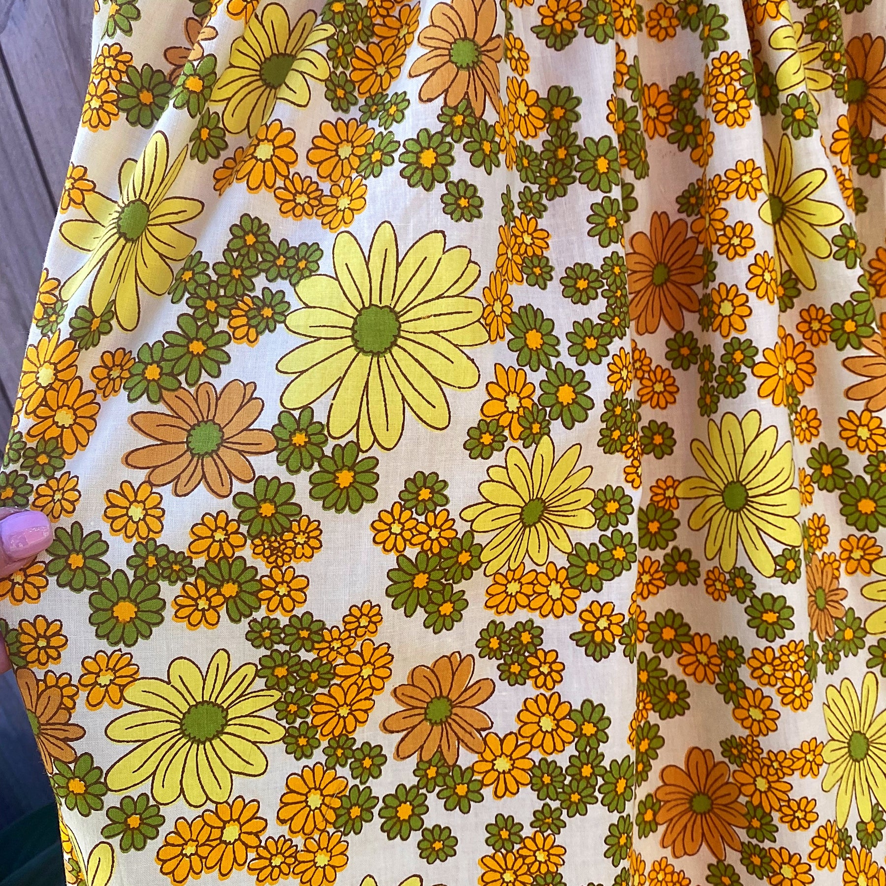 Size 12/14 one of a kind upcycled floral maxi dress