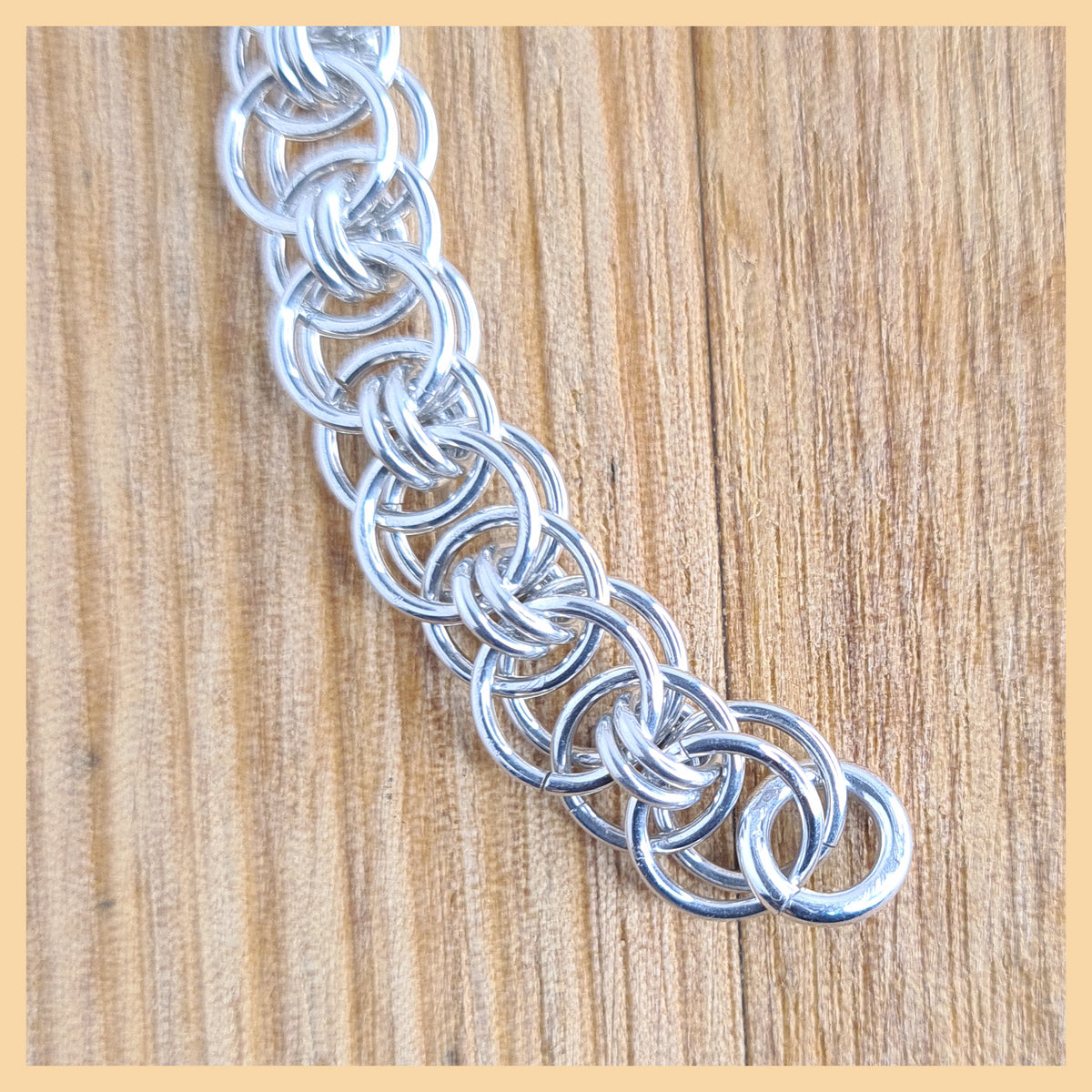 Chainmaille Helm Weave Bracelet