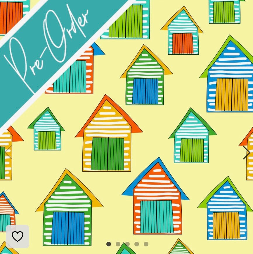 PRE-ORDER Water-resistant wet bags - Sydney Beaches Beach Huts (The Digi Dame Graphic Designer)