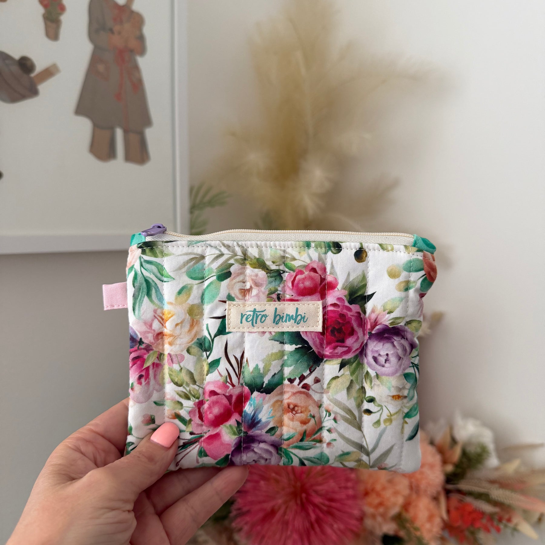 Small Quilted Pouch - Various Designs
