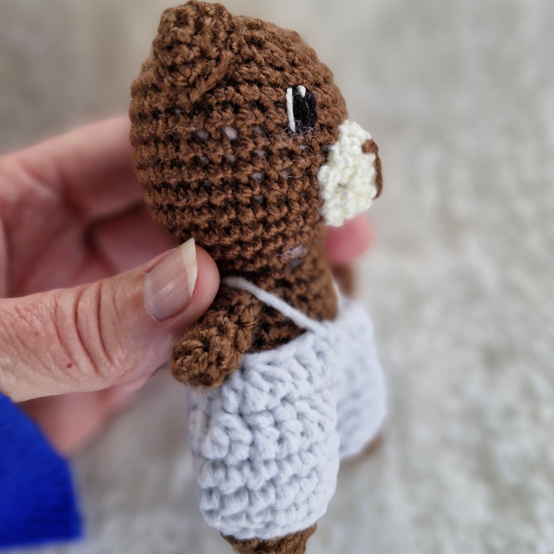 Super cute Pocket size mini Crochet Teddy Bear
