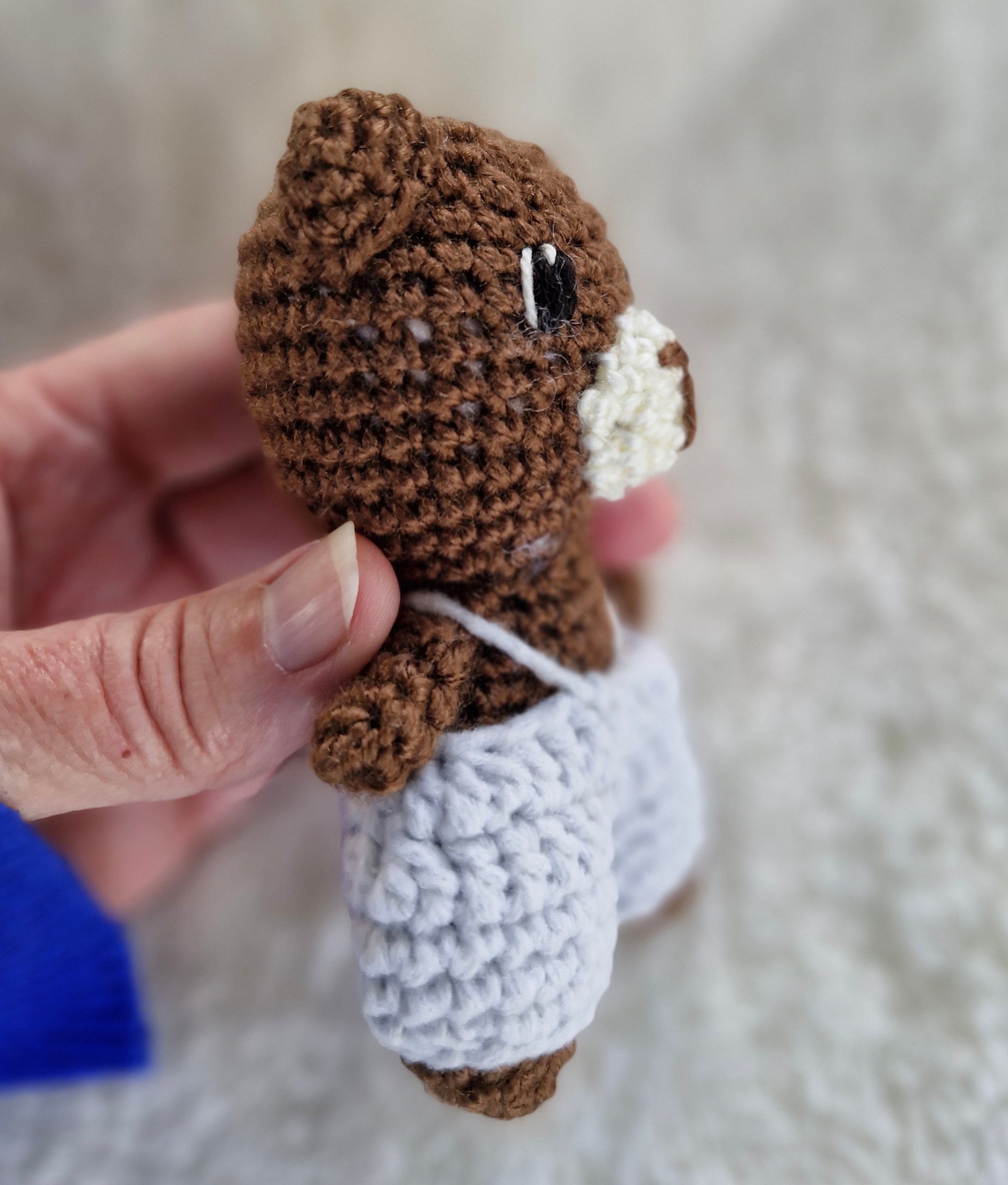 Super cute Pocket size mini Crochet Teddy Bear