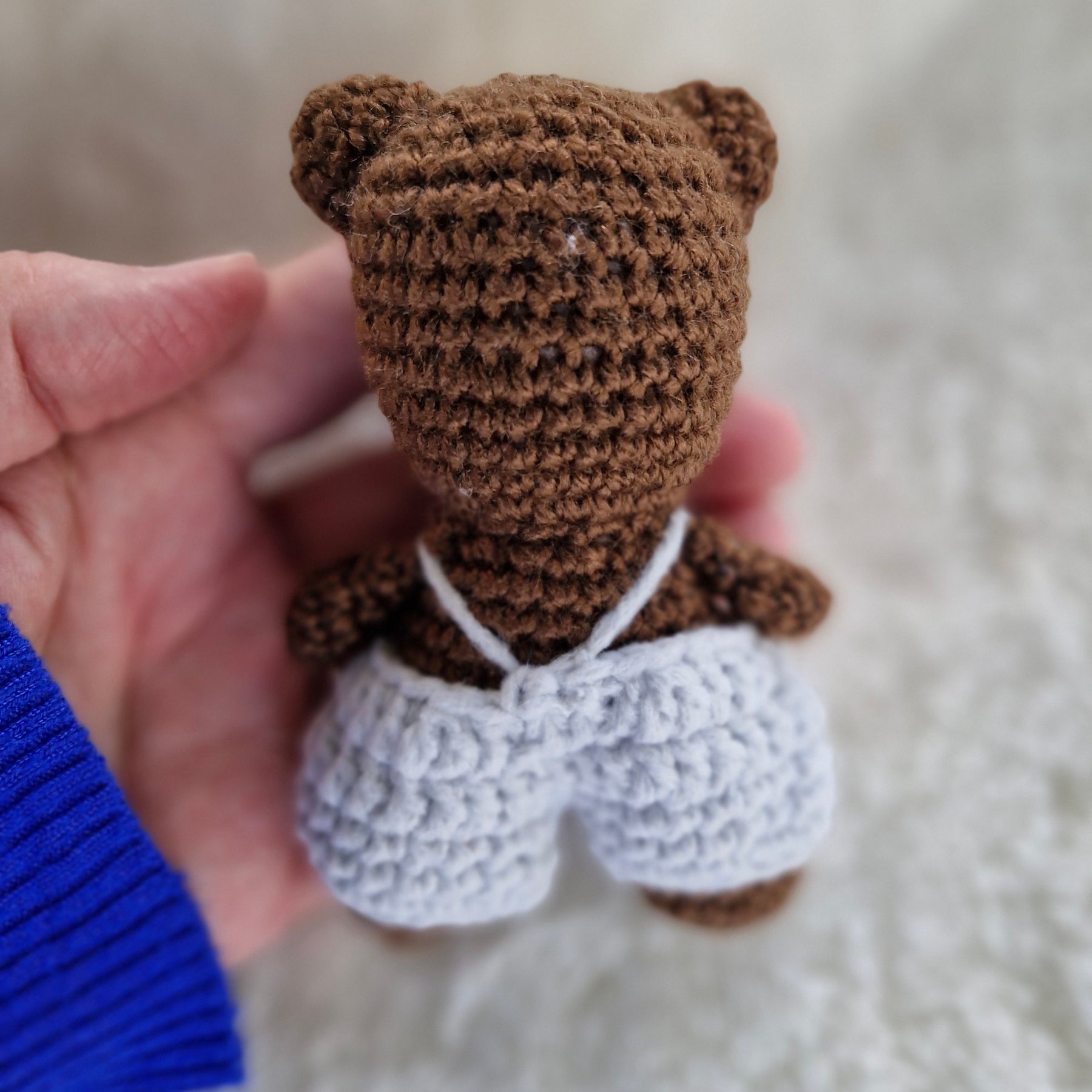 Super cute Pocket size mini Crochet Teddy Bear