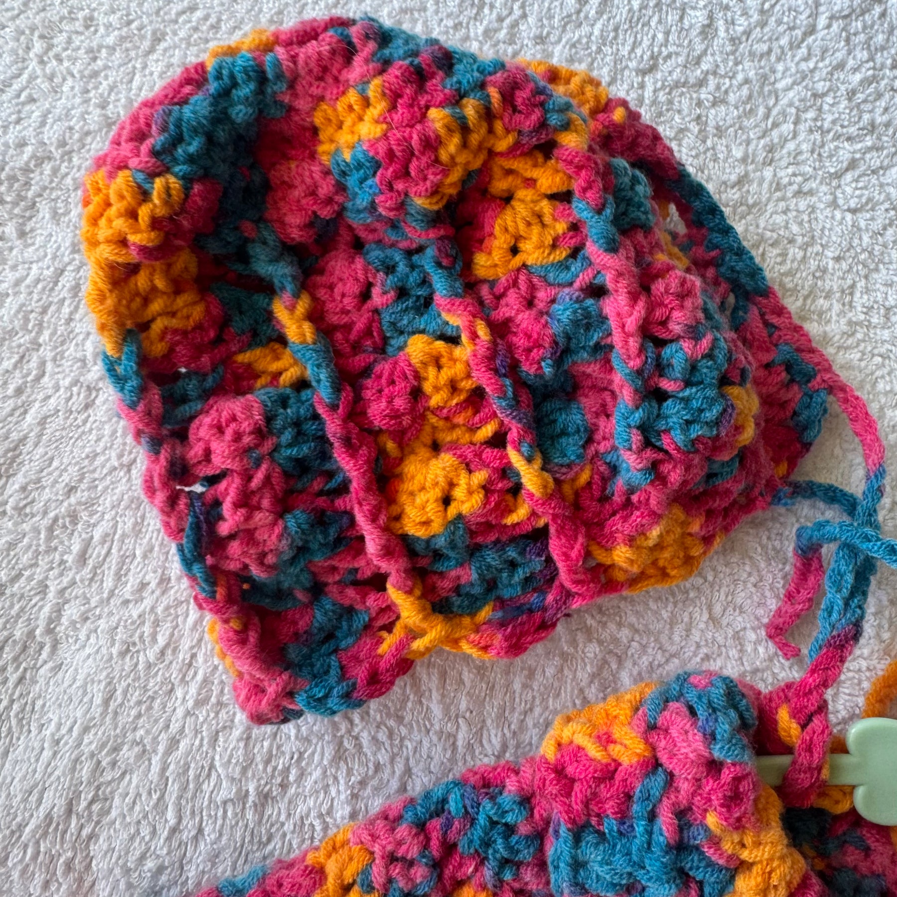 Baby Cardigan & Bonnet Set - Newborn