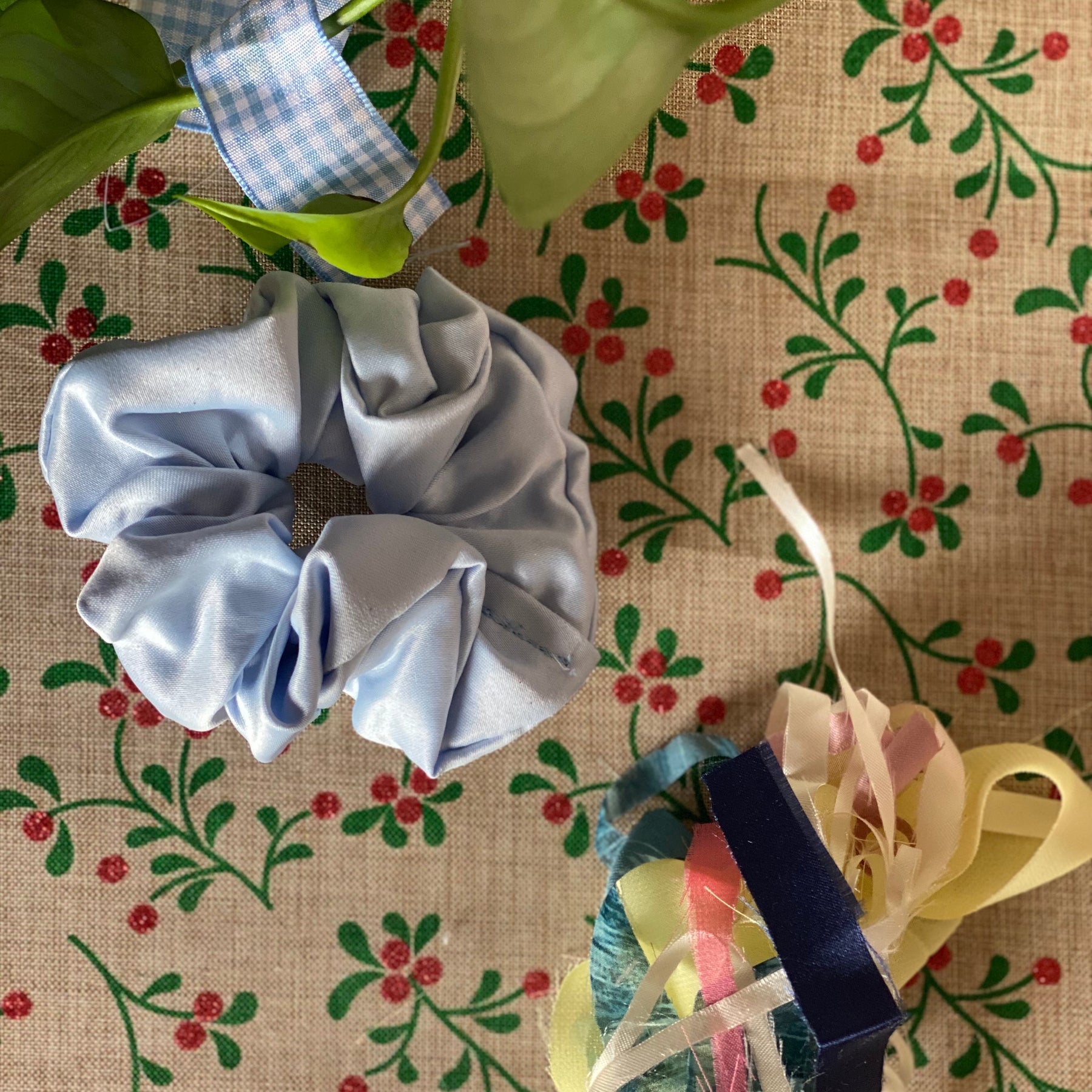 Handmade Medium Scrunchies – Satin & Crepe Hair Scrunchies