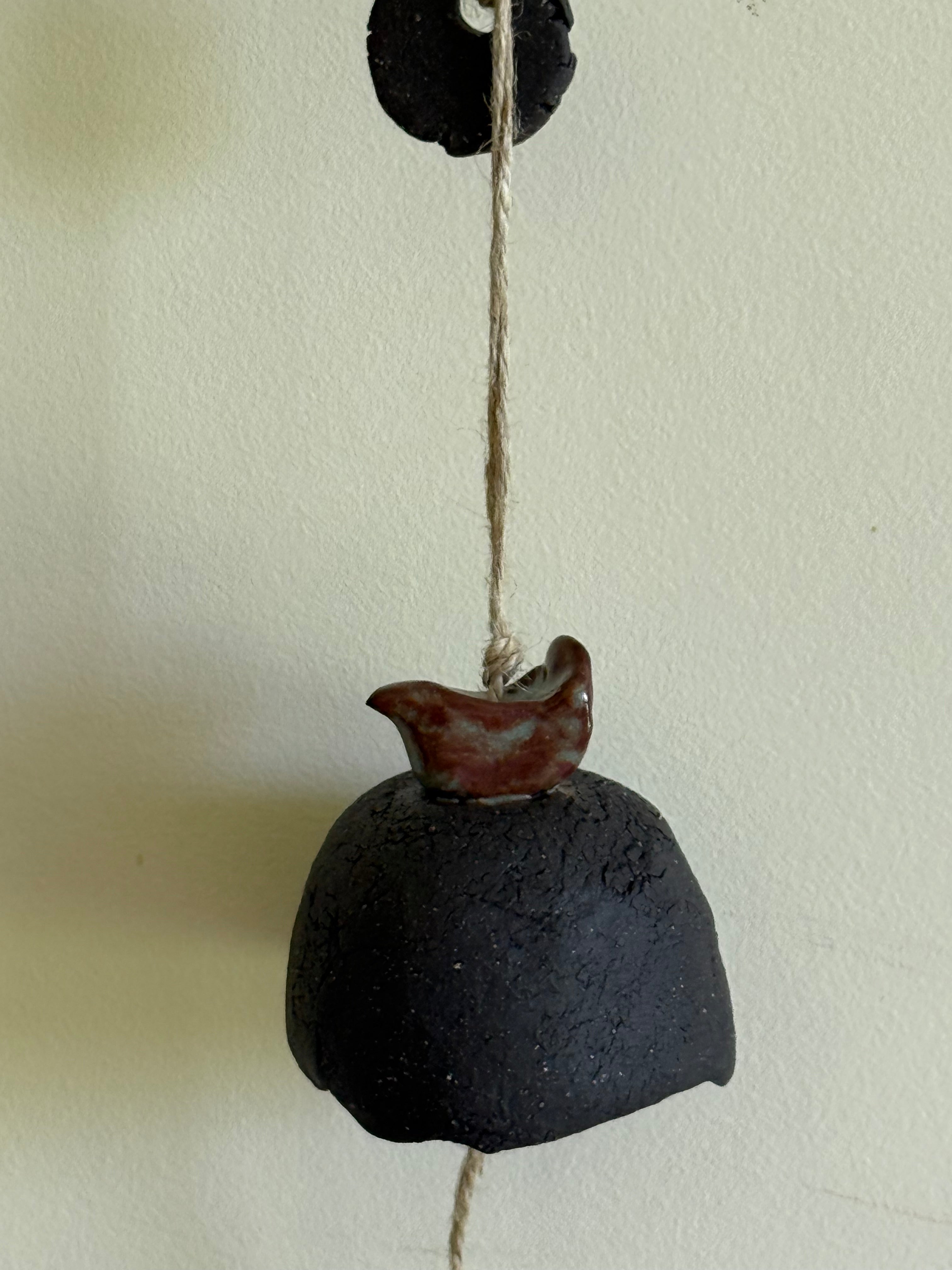 Rustic ceramic bell