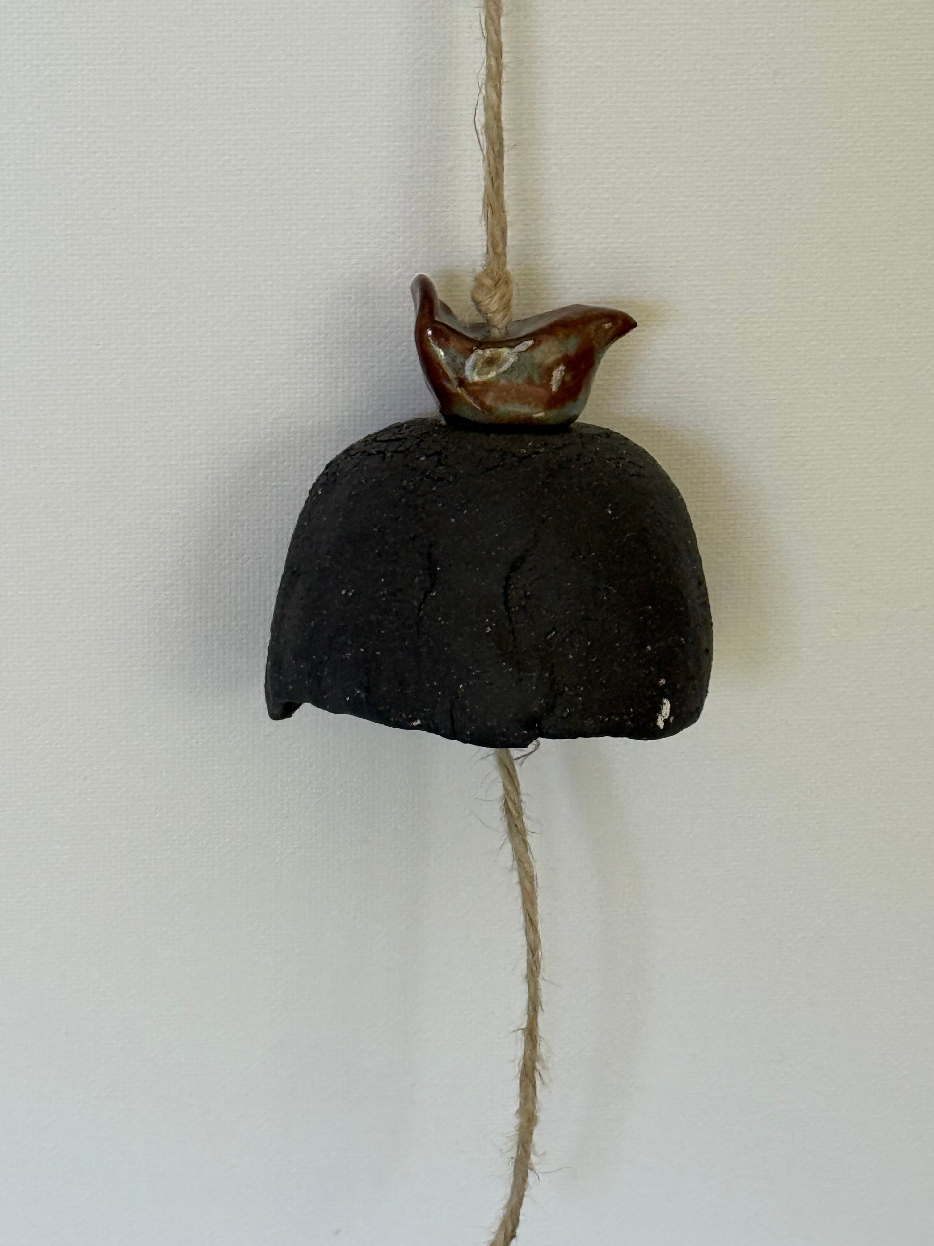 Rustic ceramic bell