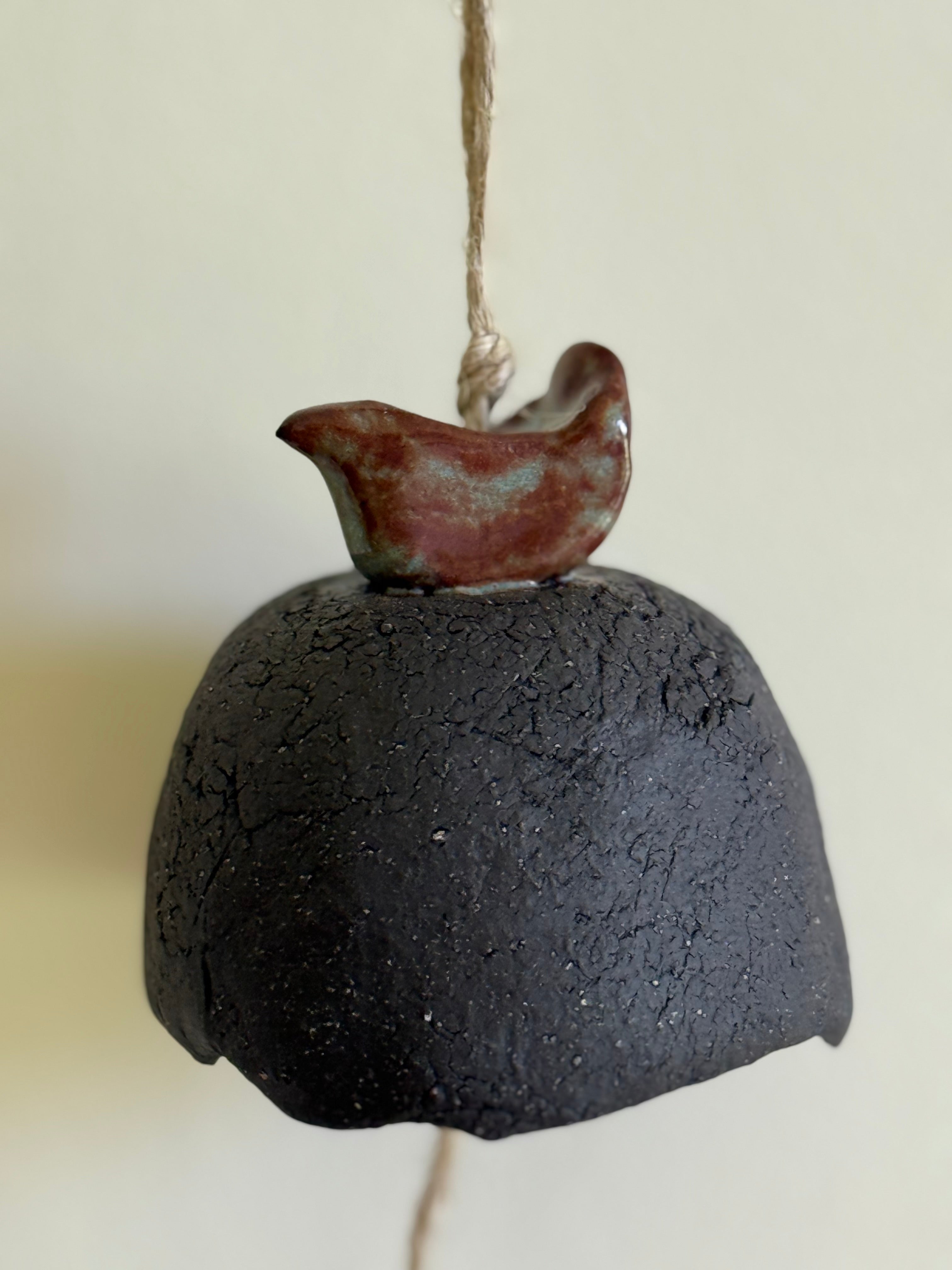 Rustic ceramic bell