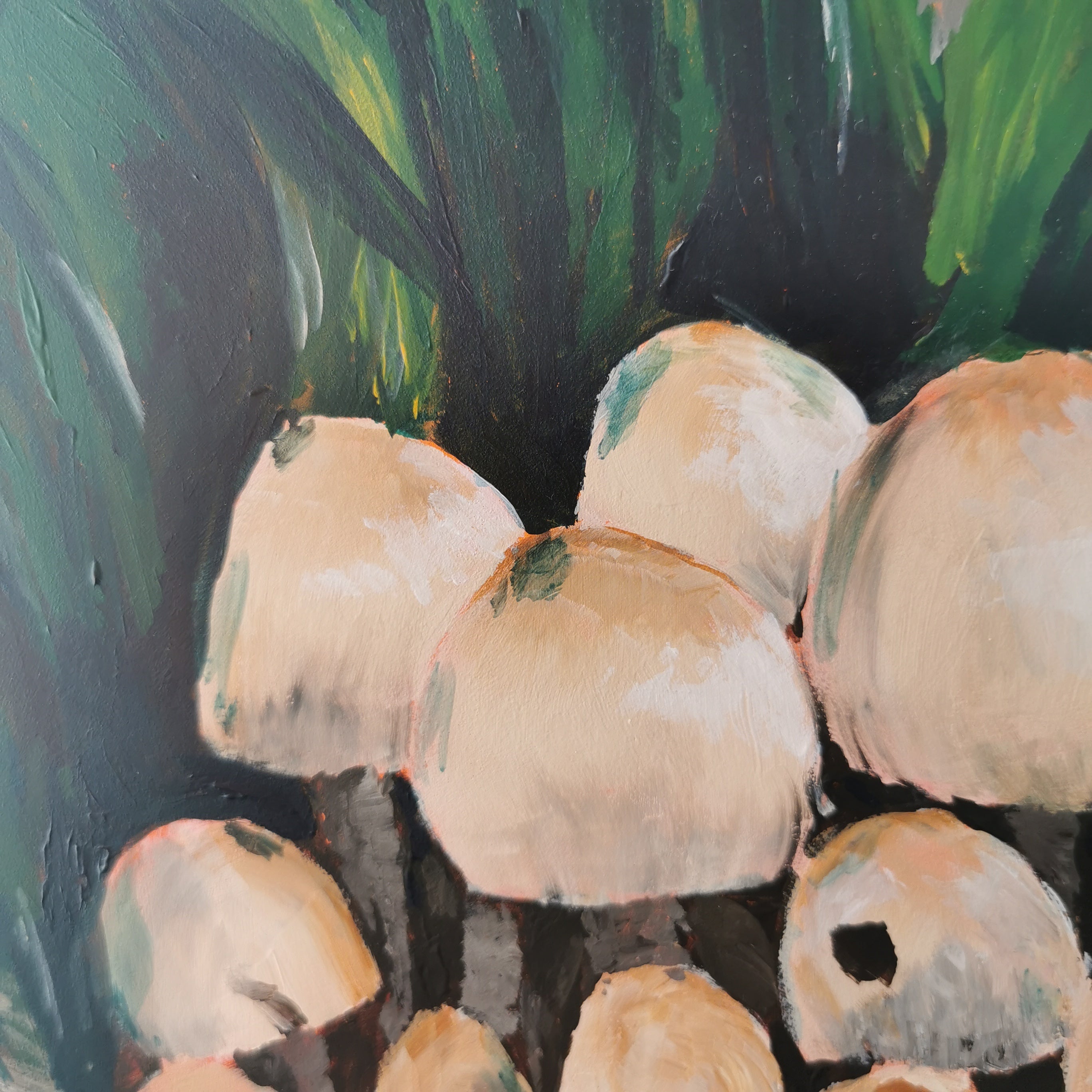 Mushroom Hideaway - Original Art Painting